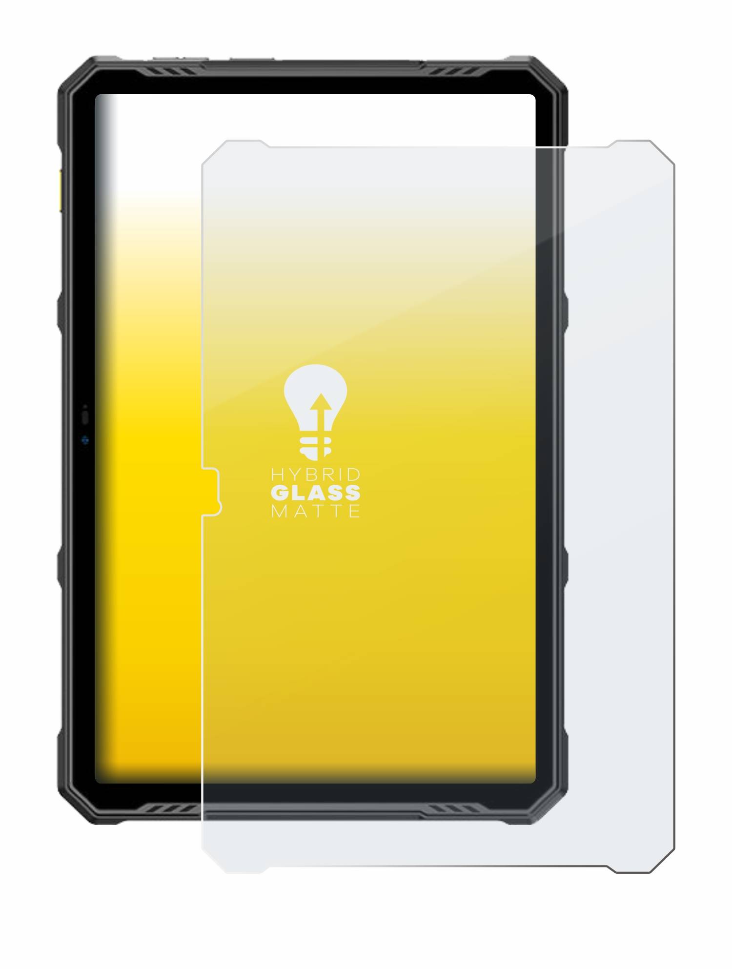 upscreen Flexible Schutz Glas Folie für Ulefone Armor Pad 3 Pro / 4 Ultra Schutzglas 9H Hybridglas Matt Entspiegelt