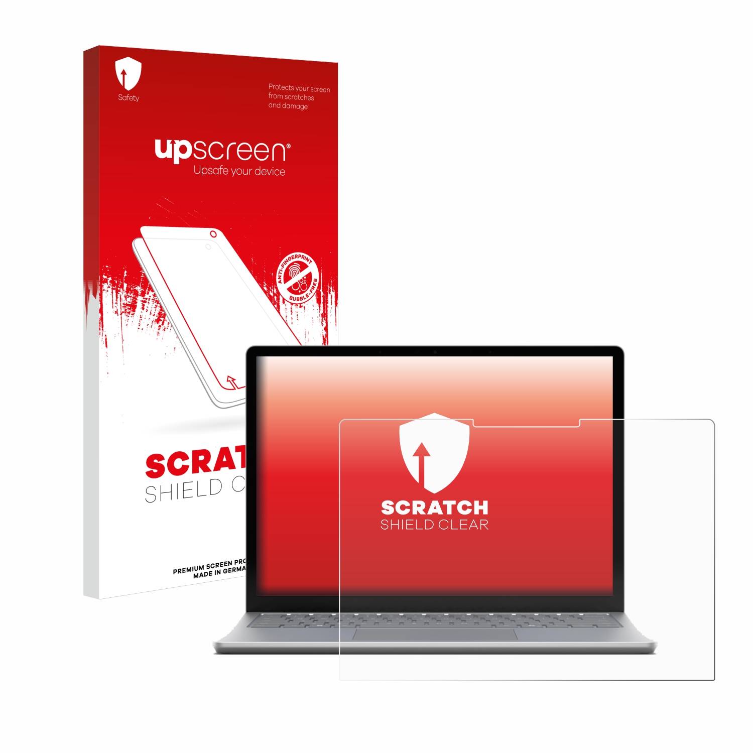 upscreen Schutzfolie für Microsoft Surface Laptop 6 15" Kratzschutz Anti-Fingerprint Klar
