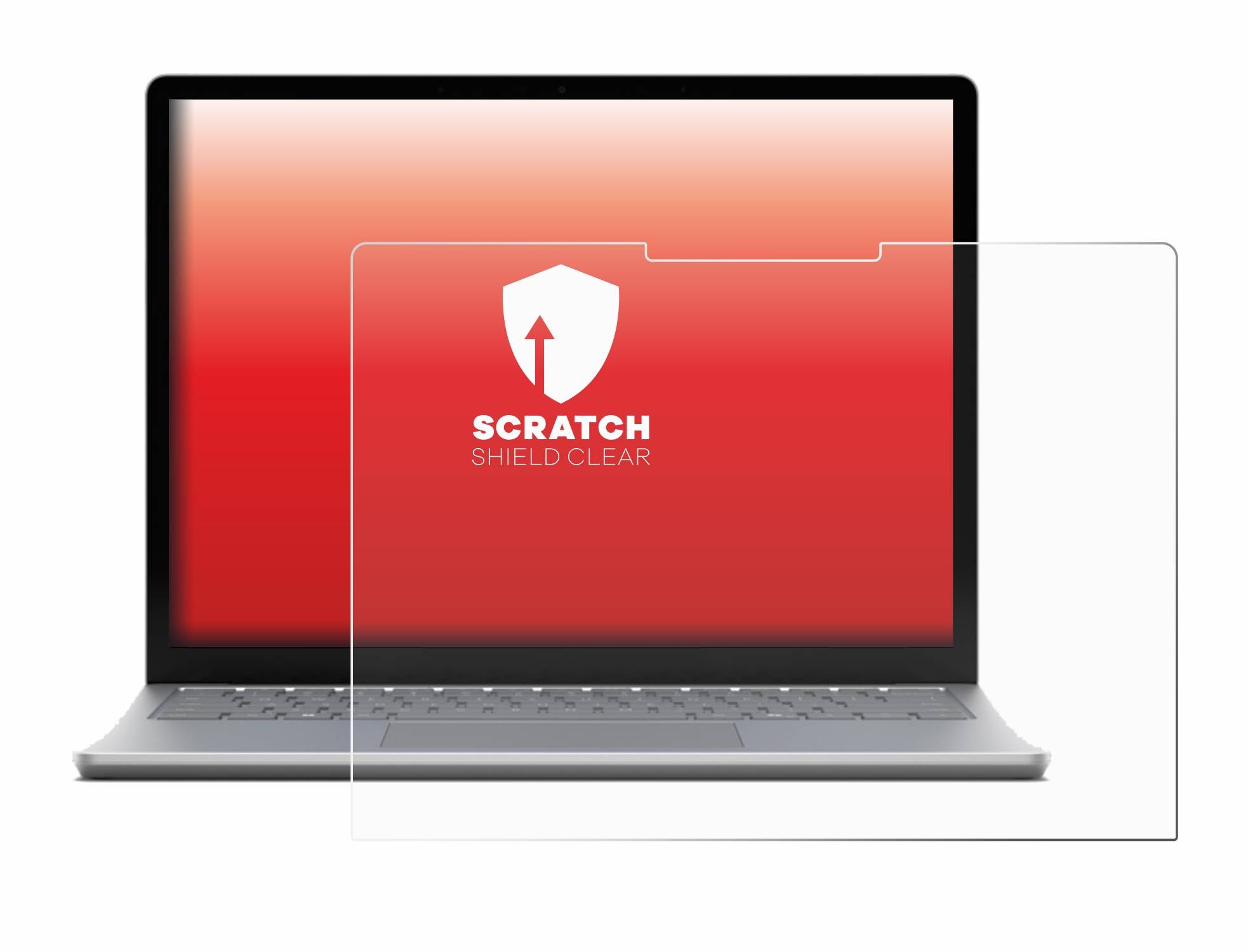 upscreen Schutzfolie für Microsoft Surface Laptop 6 15" Kratzschutz Anti-Fingerprint Klar