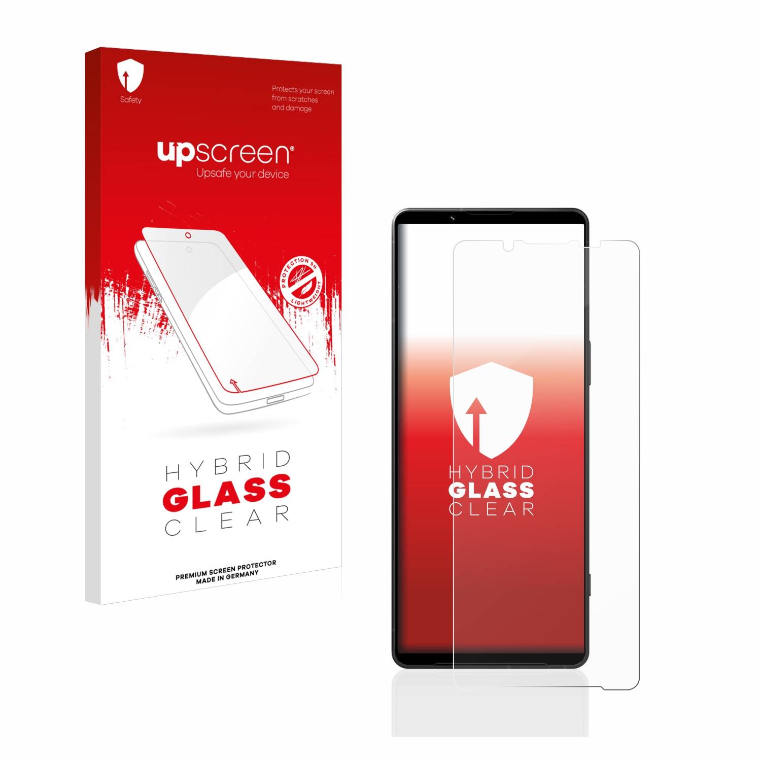 upscreen Hybrid Glas Panzer-Folie für Sony Xperia 1 V