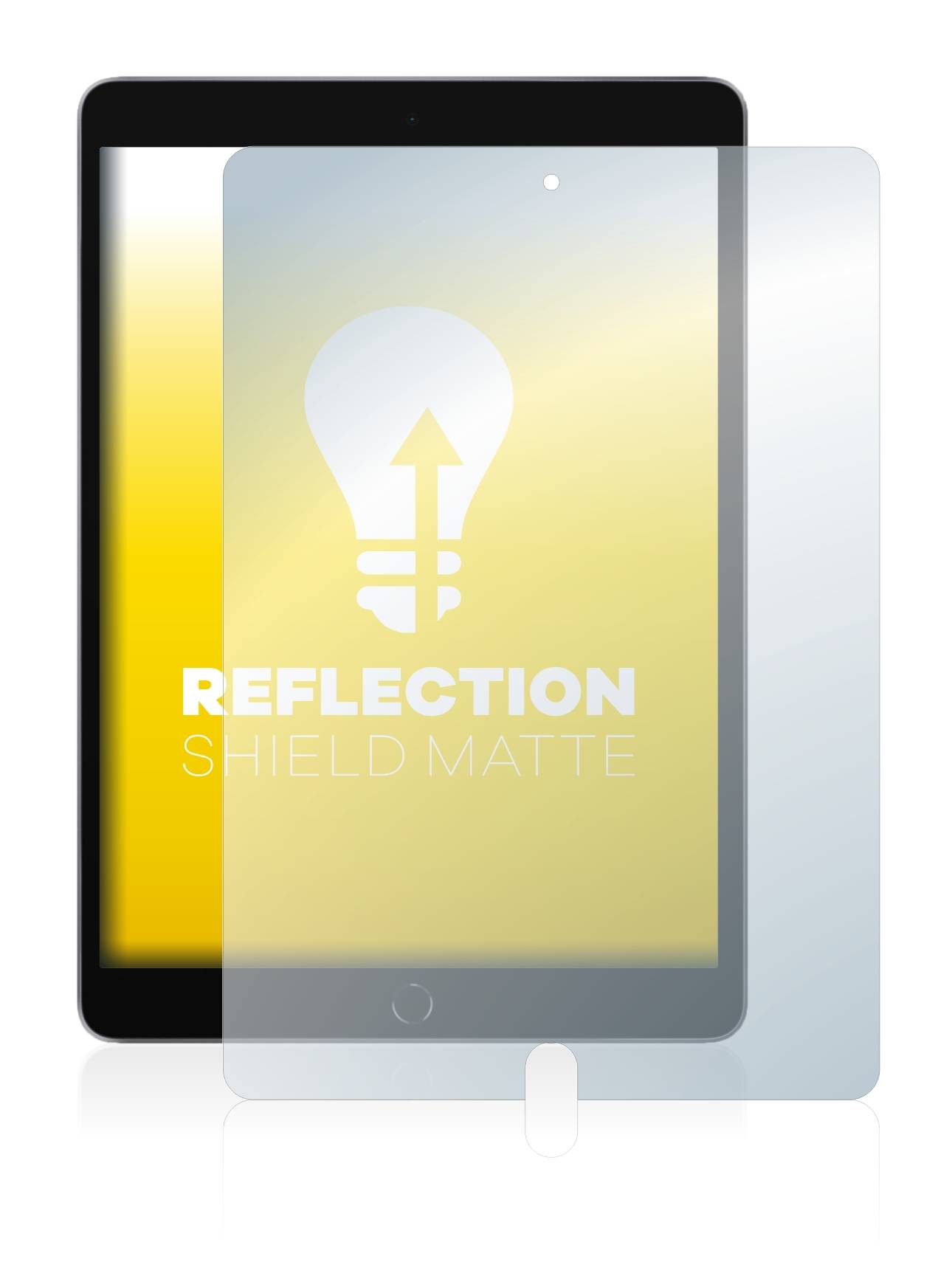 upscreen Reflection Shield Matt Schutzfolie für Apple iPad 10.2 WiFi Cellular 2021 (9. Gen.)