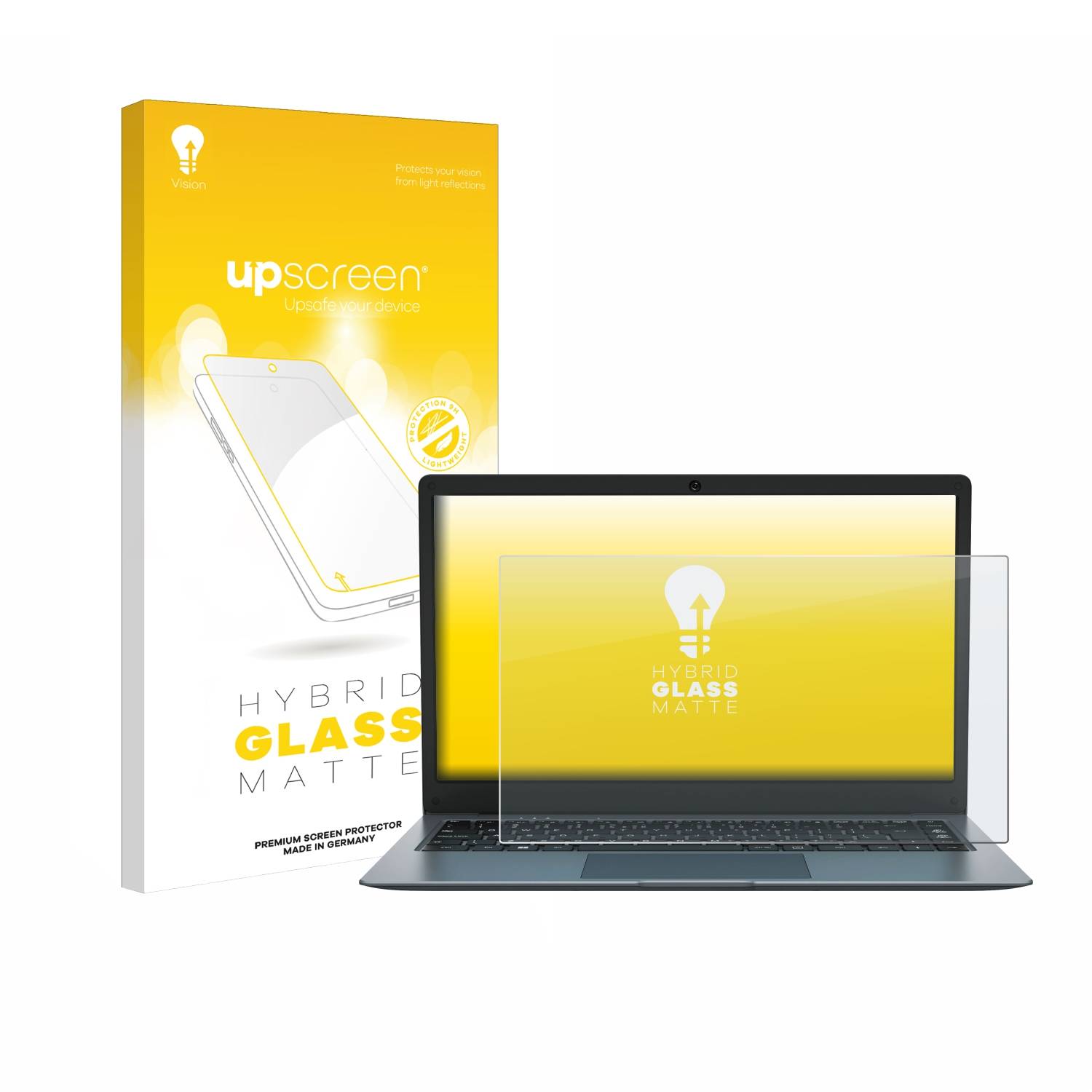 upscreen Hybrid Glas Matt Panzer-Folie für MEDION Akoya E14223