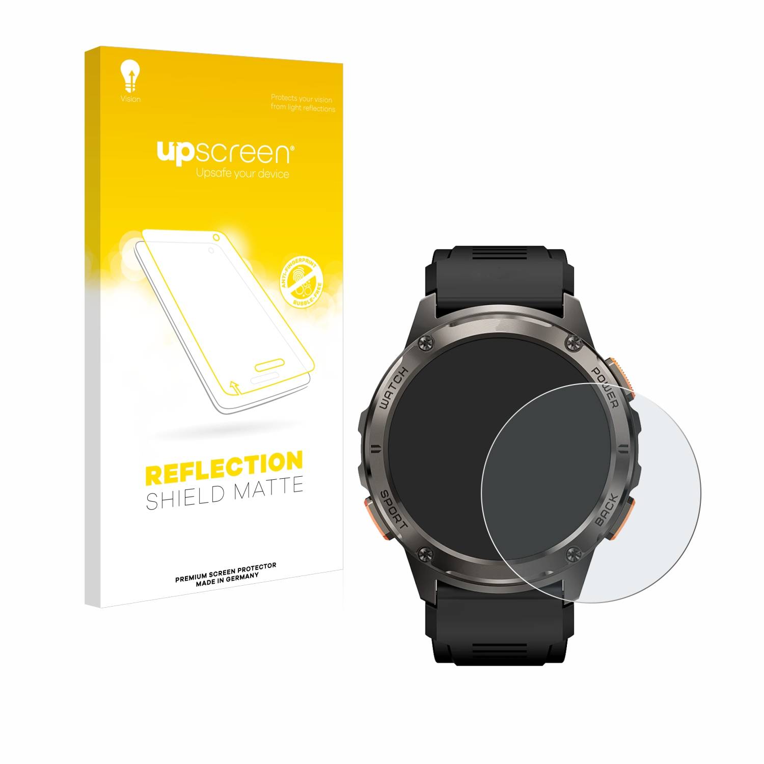 upscreen Reflection Shield Matt Schutzfolie für Kospet Tank T3