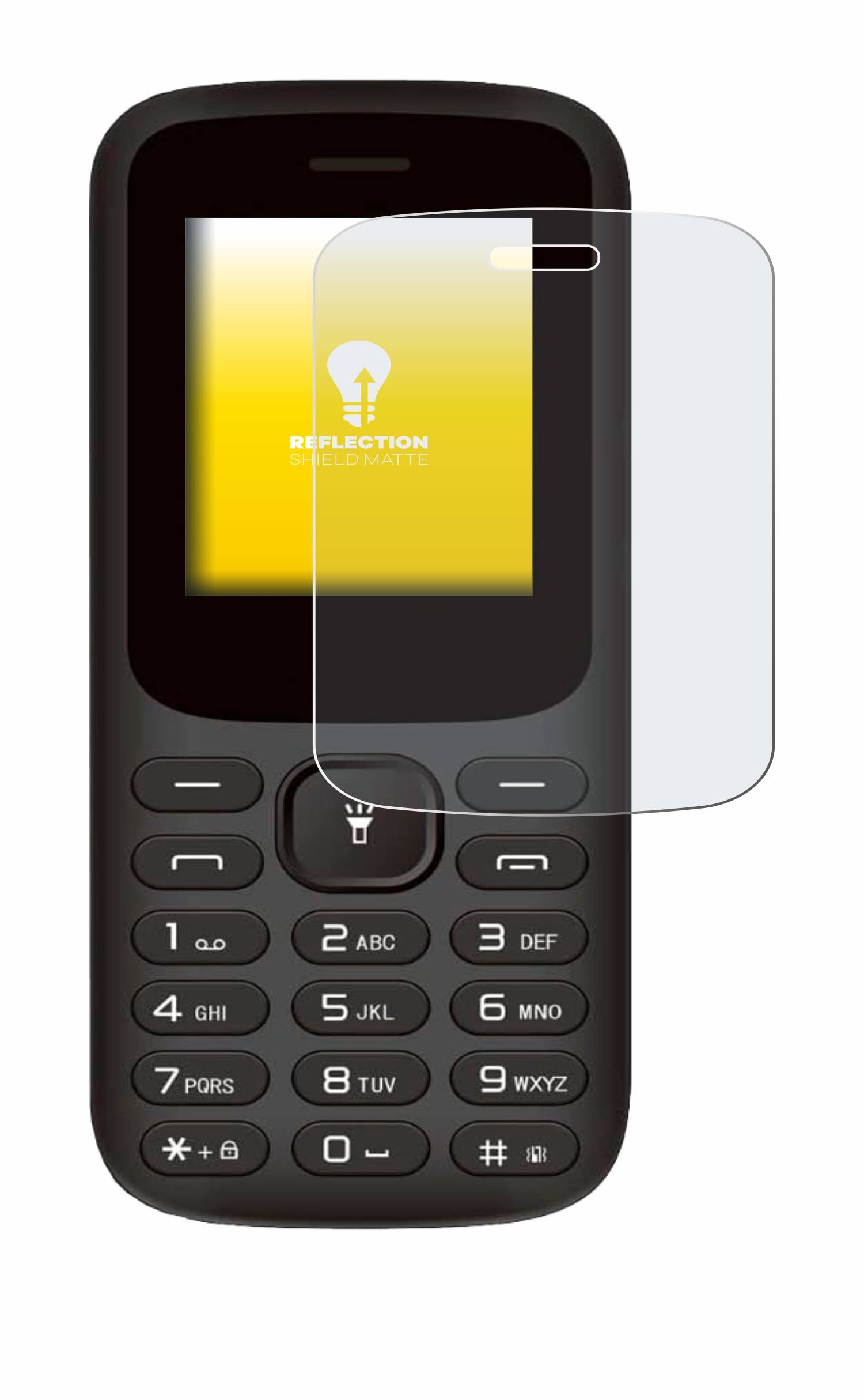 upscreen Reflection Shield Matt Schutzfolie für MP myPhone Fusion