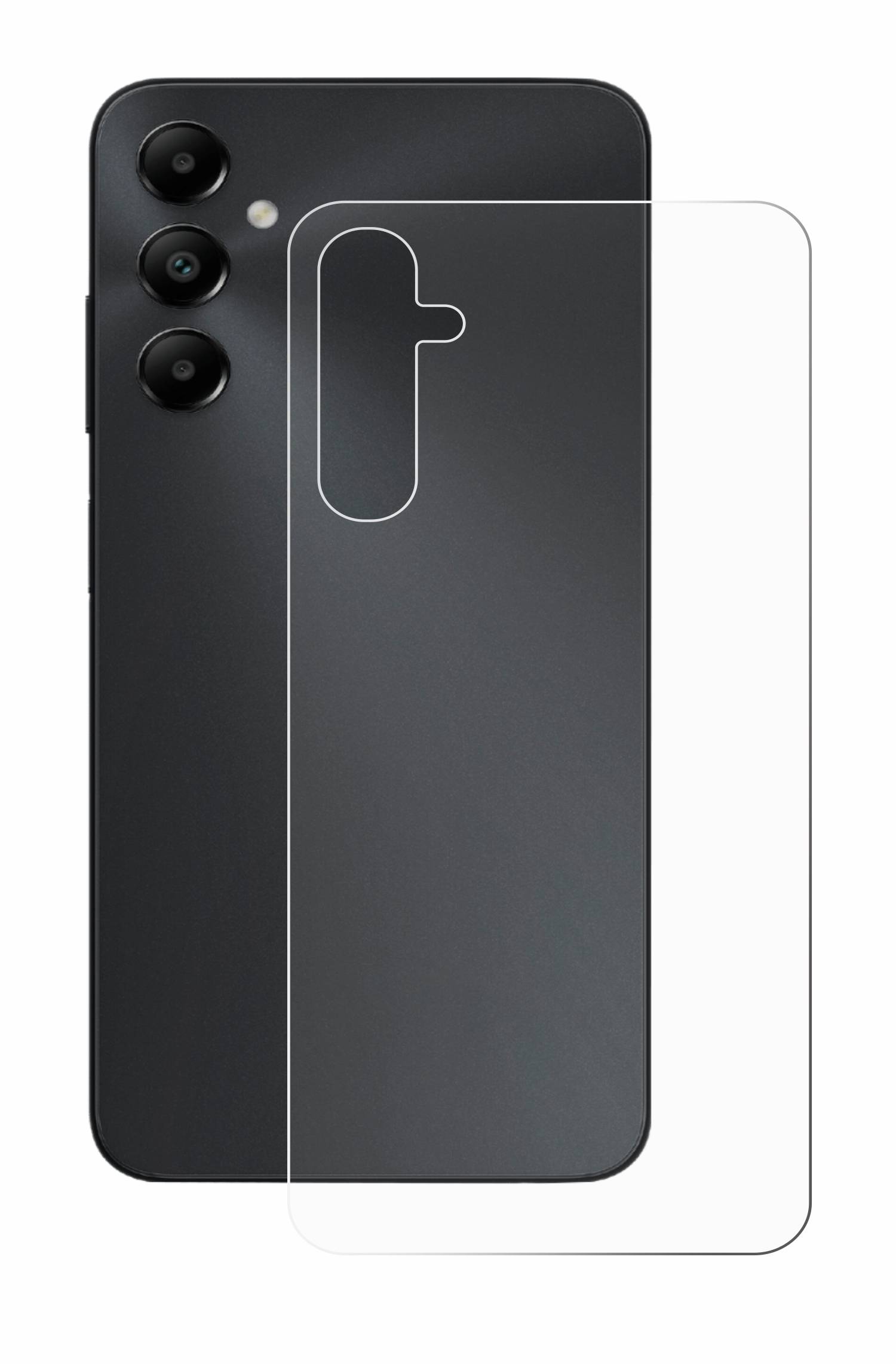upscreen Scratch Shield Schutzfolie für Samsung Galaxy A05s (Rückseite)
