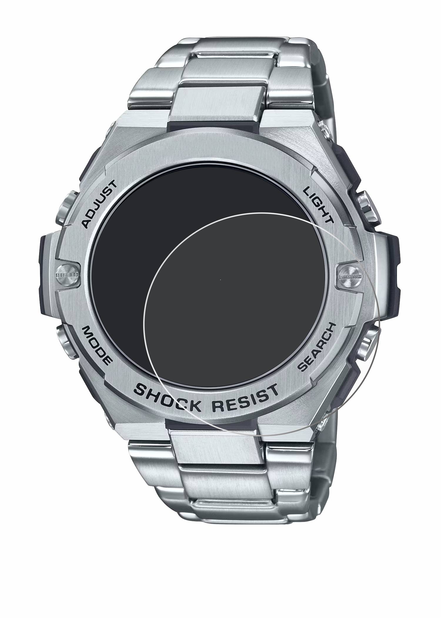 upscreen Bacteria Shield Schutzfolie für Casio G-Shock GST-B500D-1A - Antibakteriell