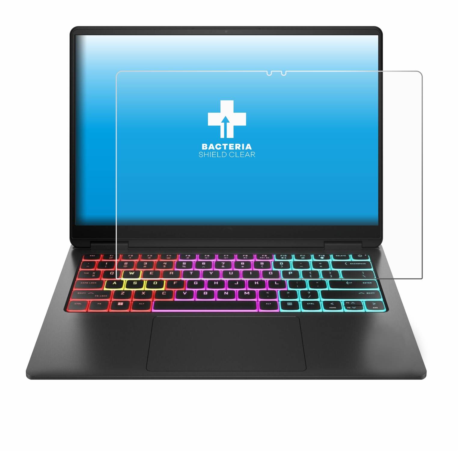 upscreen Bacteria Shield Schutzfolie für HP Omen Transcend 14 - Antibakteriell