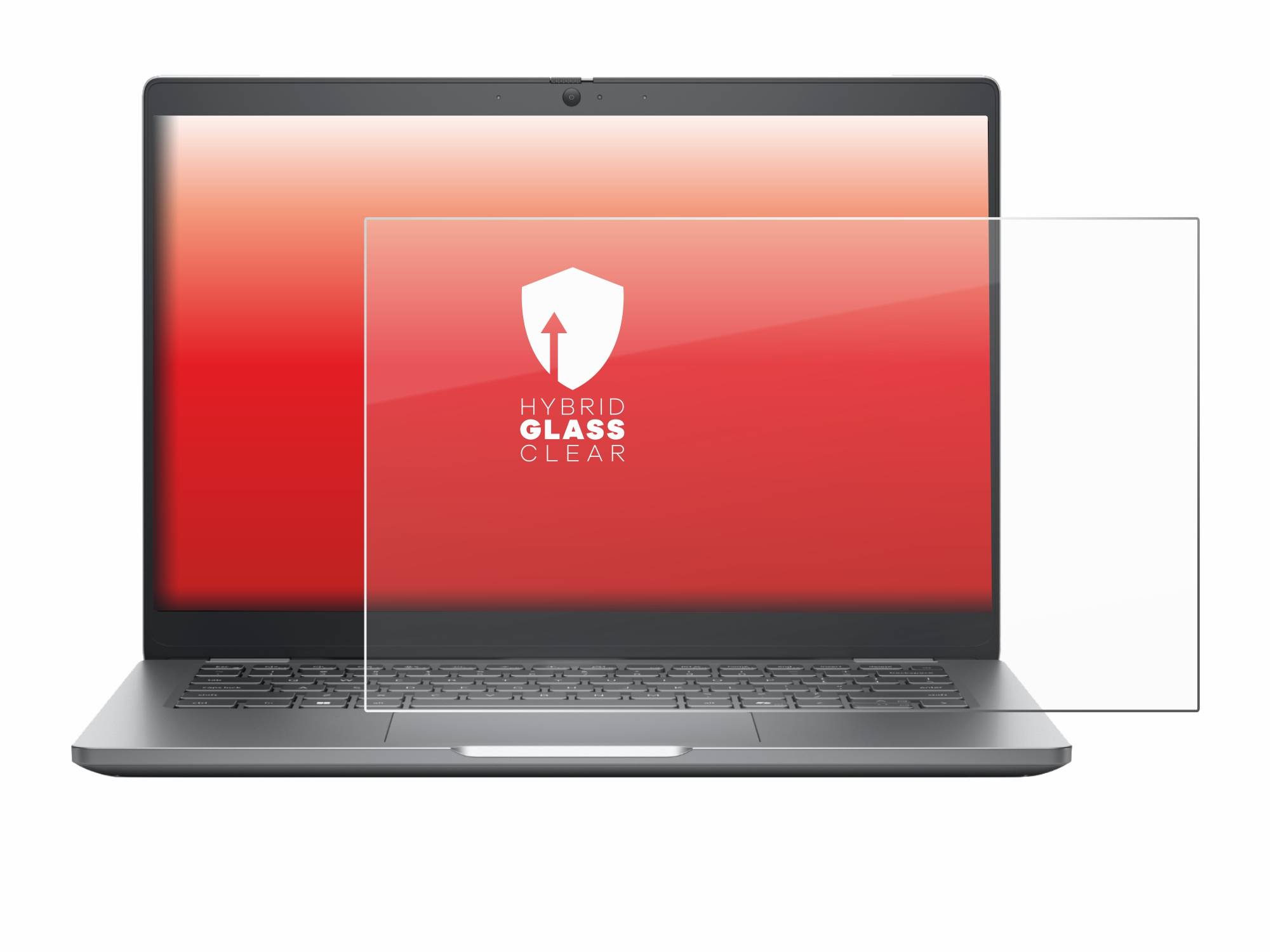 upscreen Flexible Schutz Glas Folie für Dell Latitude 5350 Laptop Schutzglas 9H Hybridglas Klar