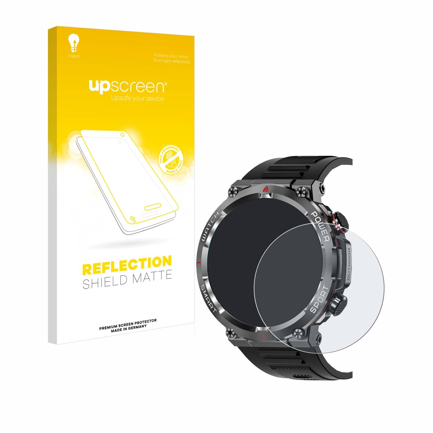 upscreen Reflection Shield Matt Schutzfolie für Iowodo W50 1.39