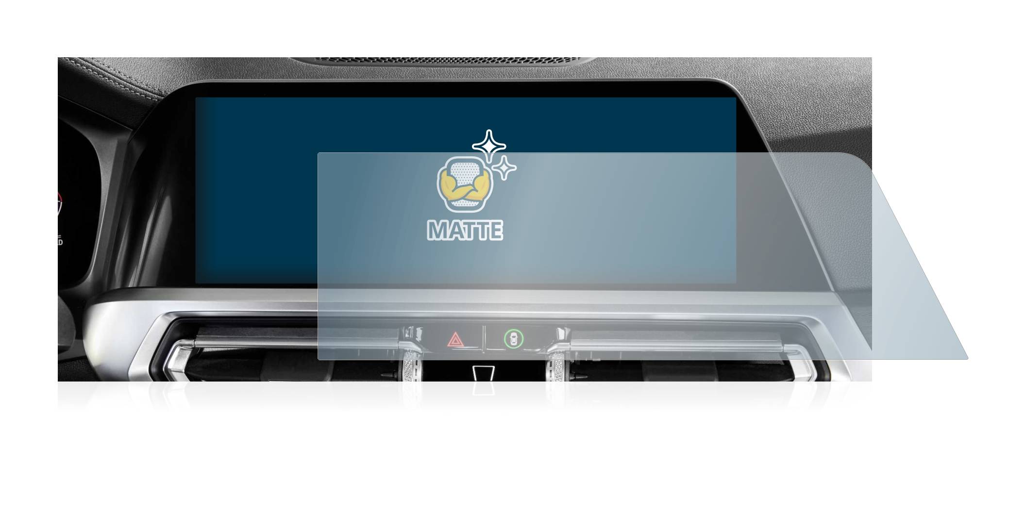 BROTECT Entspiegelungs-Folie für BMW 3 G20 Limousine 2018 Infotainment System