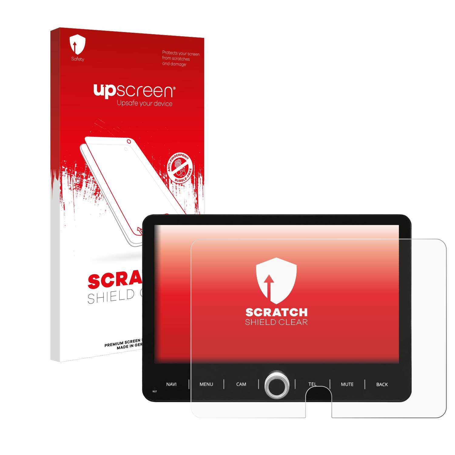 upscreen Schutzfolie für Dynavin D8-T5TP Kratzschutz Anti-Fingerprint Klar