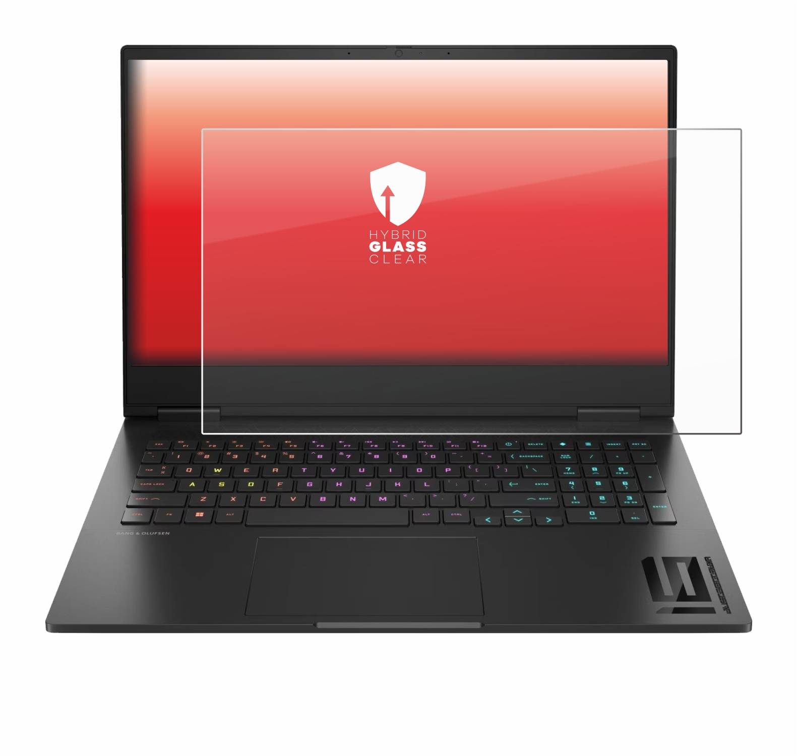 upscreen Hybrid Glas Panzer-Folie für HP Omen 16 2024