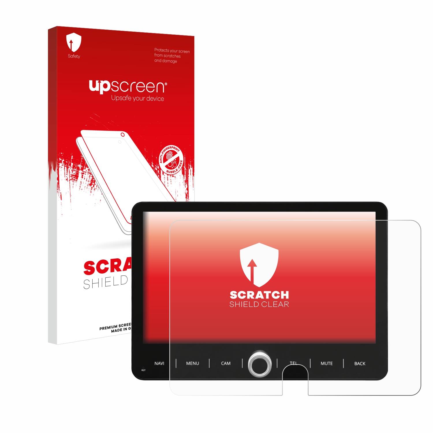 upscreen Schutzfolie für Dynavin D9-T5TP Kratzschutz Anti-Fingerprint Klar