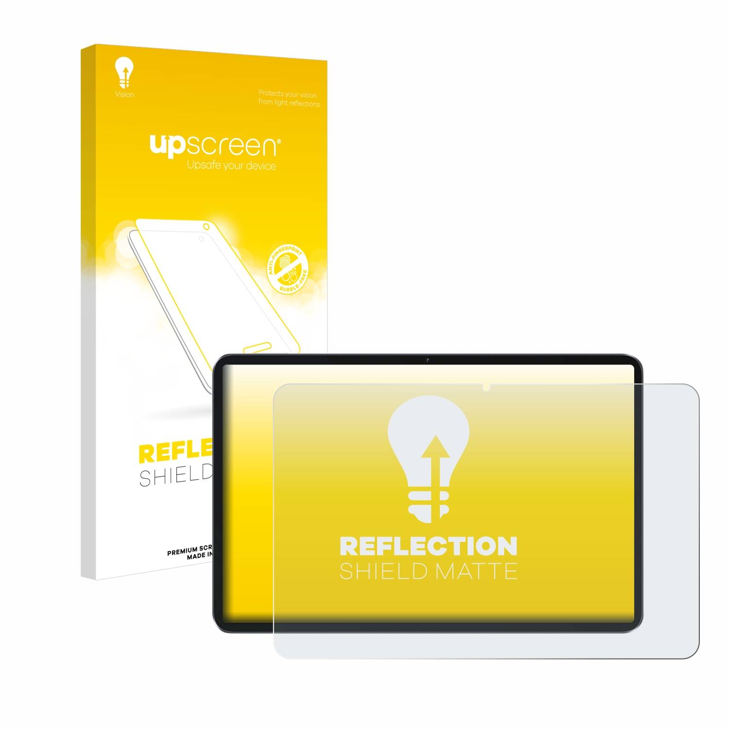 upscreen Reflection Shield Matt Schutzfolie für Xiaomi Pad 6 (im Querformat)