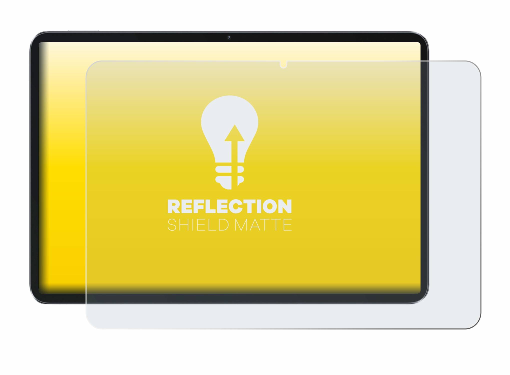 upscreen Reflection Shield Matt Schutzfolie für Xiaomi Pad 6 (im Querformat)