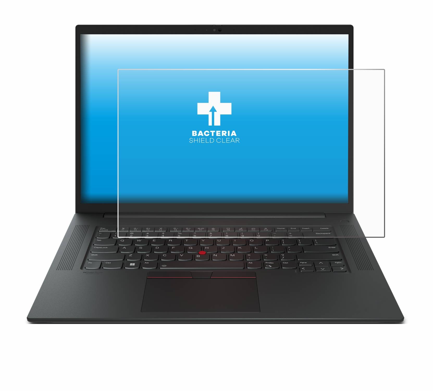 upscreen Bacteria Shield Schutzfolie für Lenovo ThinkPad P1 Gen 6 16 - Antibakteriell