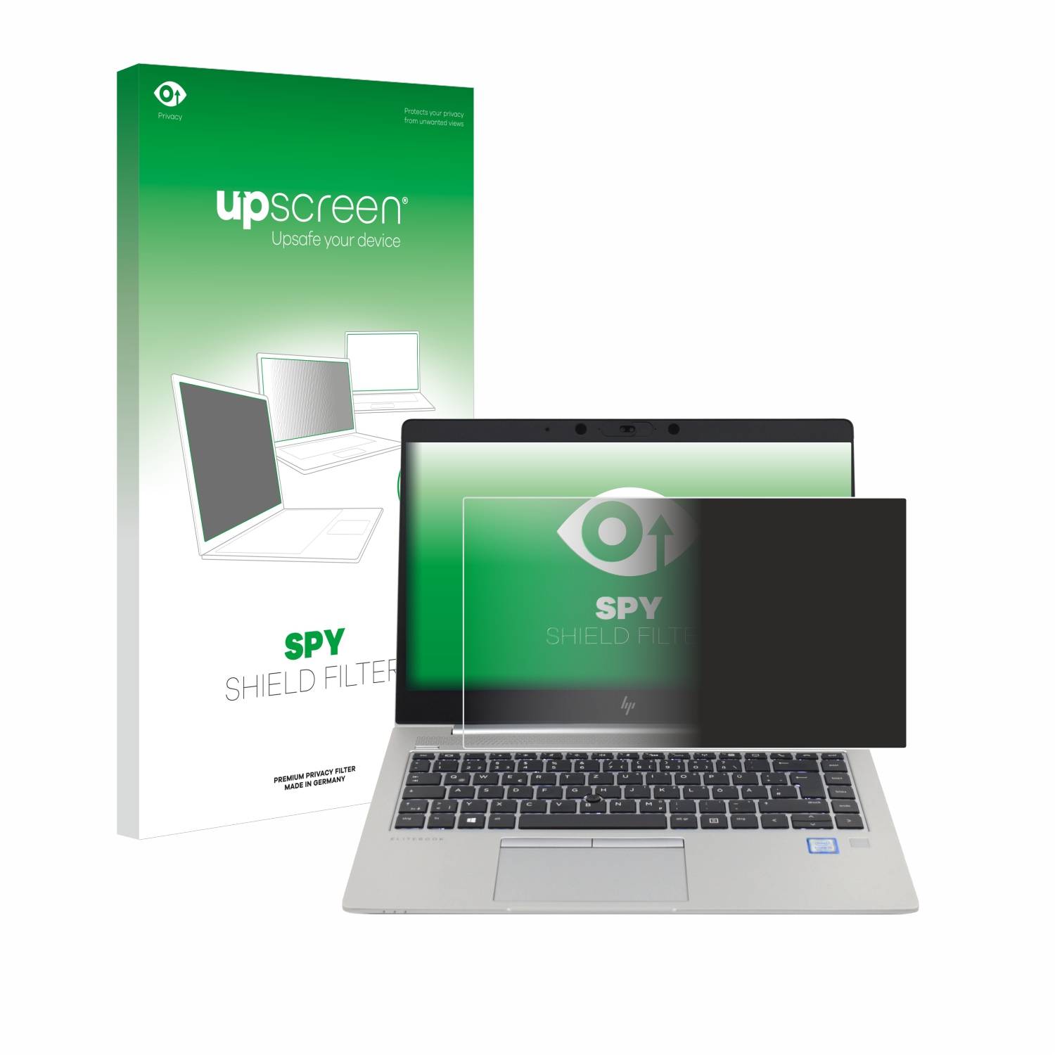 upscreen Blickschutzfilter für HP EliteBook 840 G5 Non-Touch Blaulichtfilter Sichtschutz Privacy Anti Spy abnehmbar