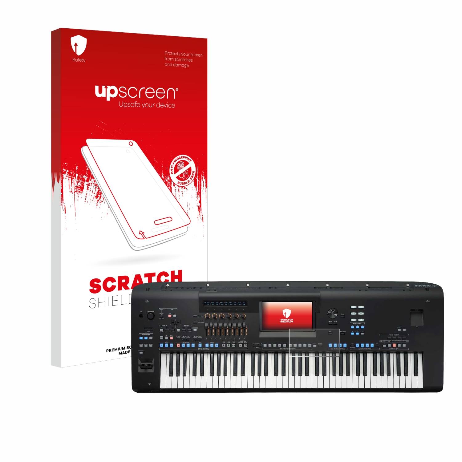upscreen Scratch Shield Schutzfolie für Yamaha Genos2