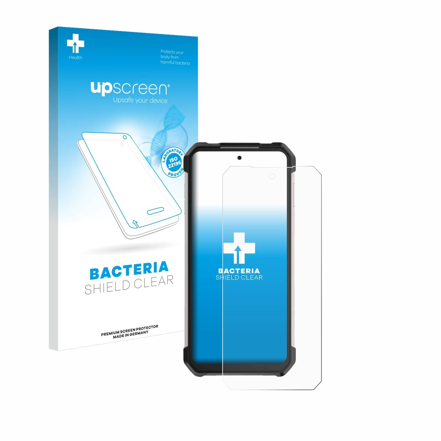upscreen Bacteria Shield Schutzfolie für Unihertz Tank 3 - Antibakteriell
