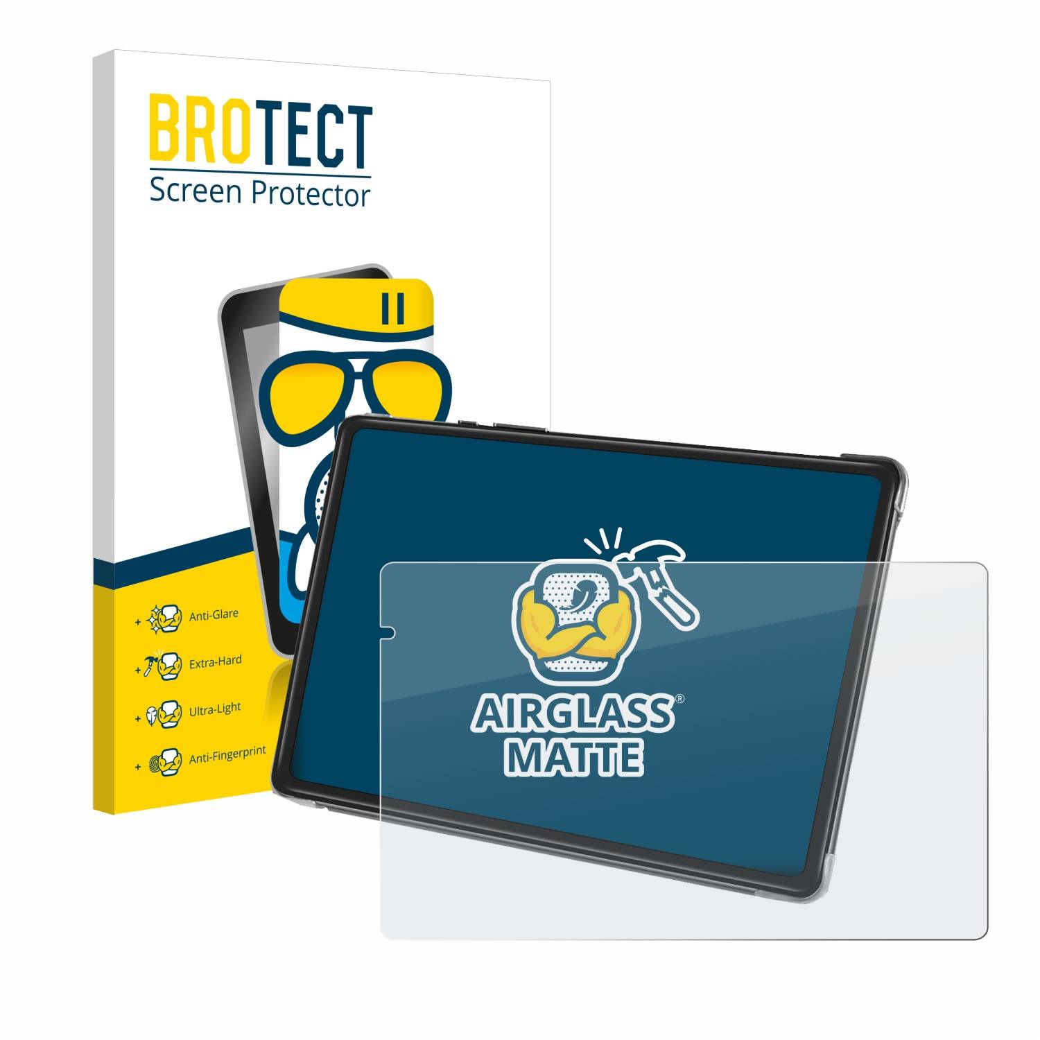 BROTECT AirGlass Flexible Schutz Glas Folie für Yestel T13 Matt Entspiegelt