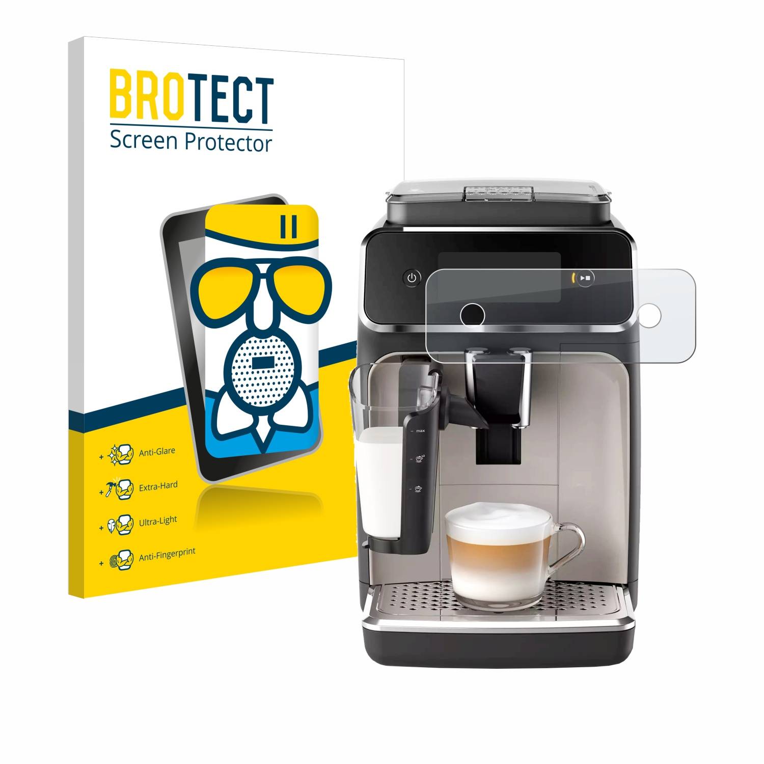 BROTECT AirGlass Matt Glas Schutz Folie für Philips Series 2300