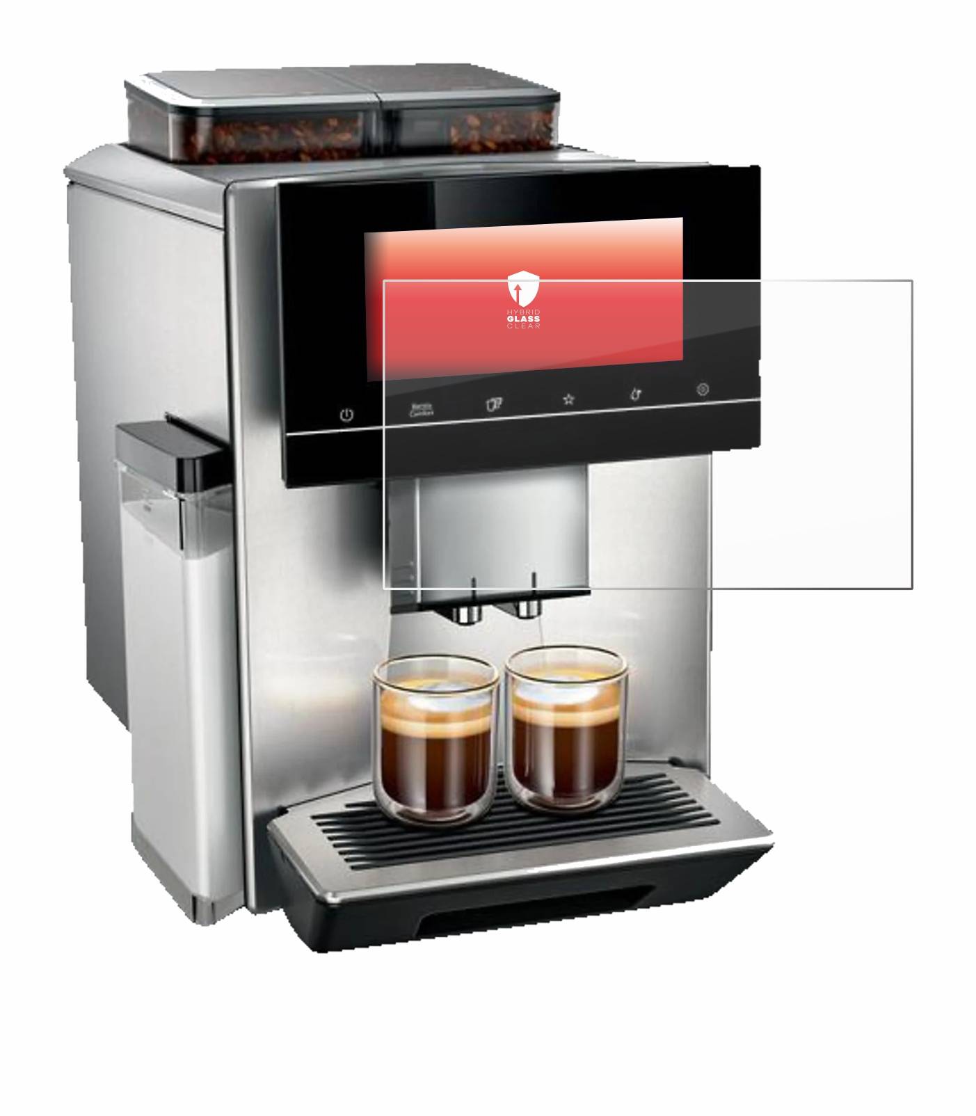 upscreen Hybrid Glas Panzer-Folie für Siemens EQ900 TQ907D03