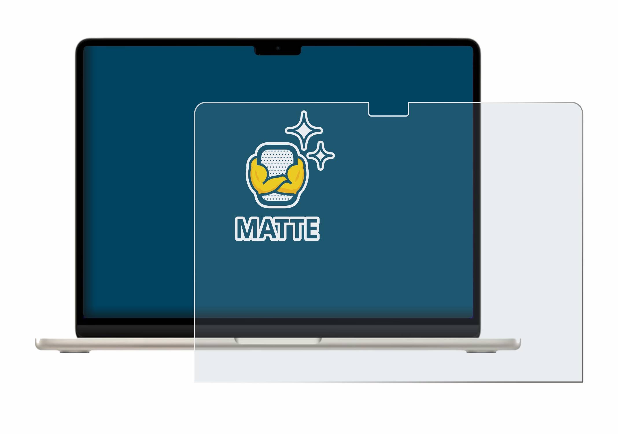 BROTECT Entspiegelungs-Folie für Apple MacBook Air 15 M2 2022