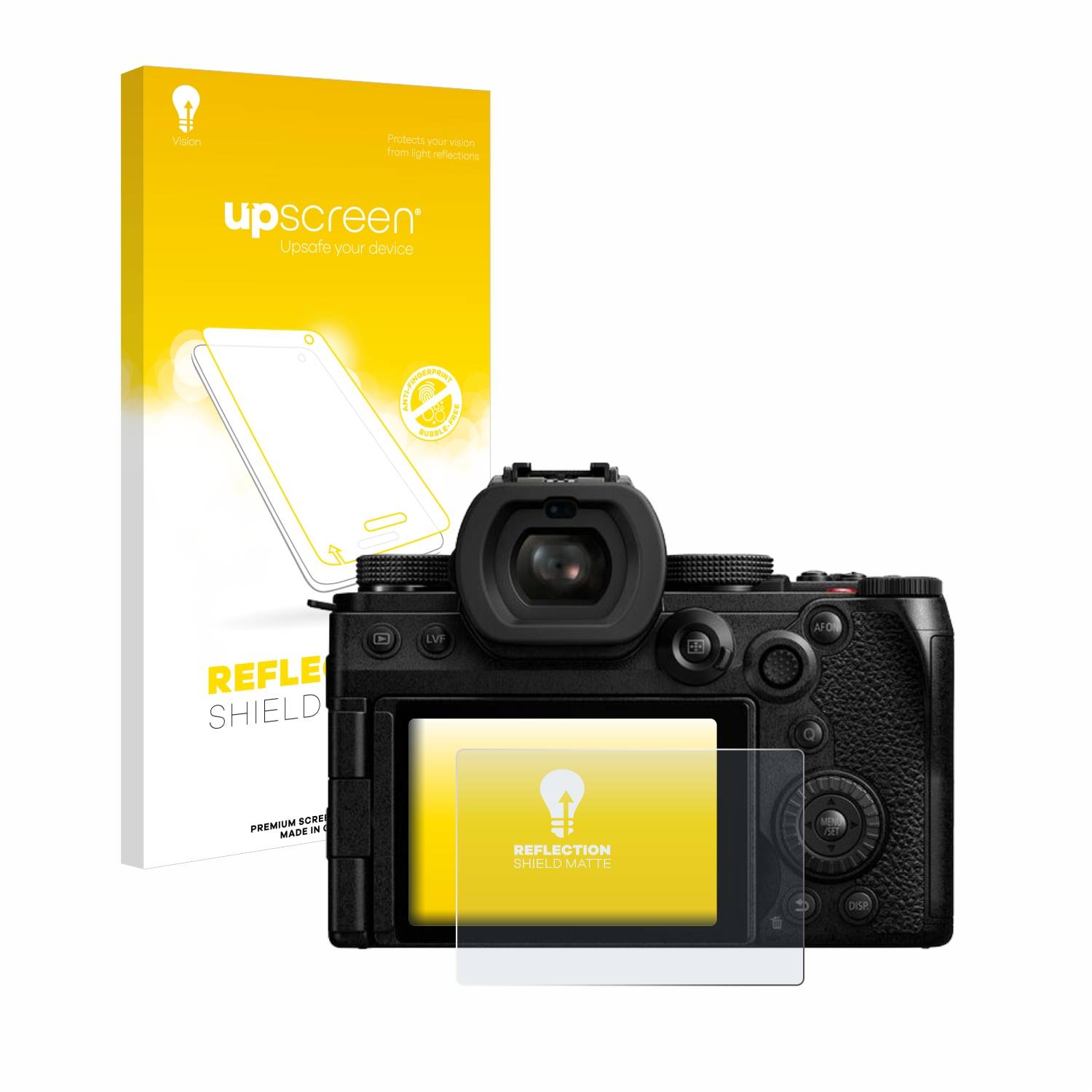 upscreen Schutzfolie für Panasonic Lumix DC-S5II Folie Matt Entspiegelt Anti-Reflex