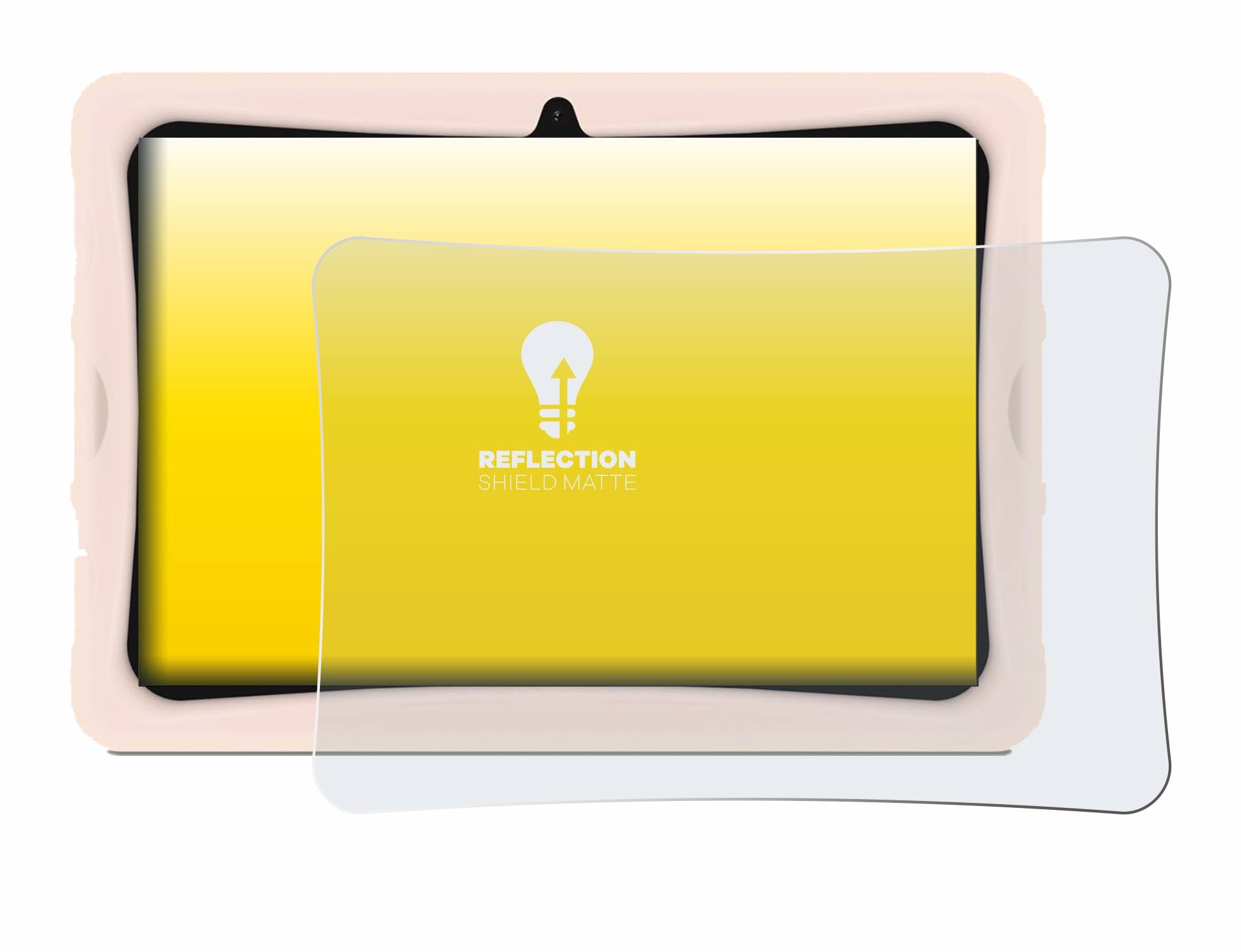 upscreen Reflection Shield Matt Schutzfolie für Doogee U10 Kid
