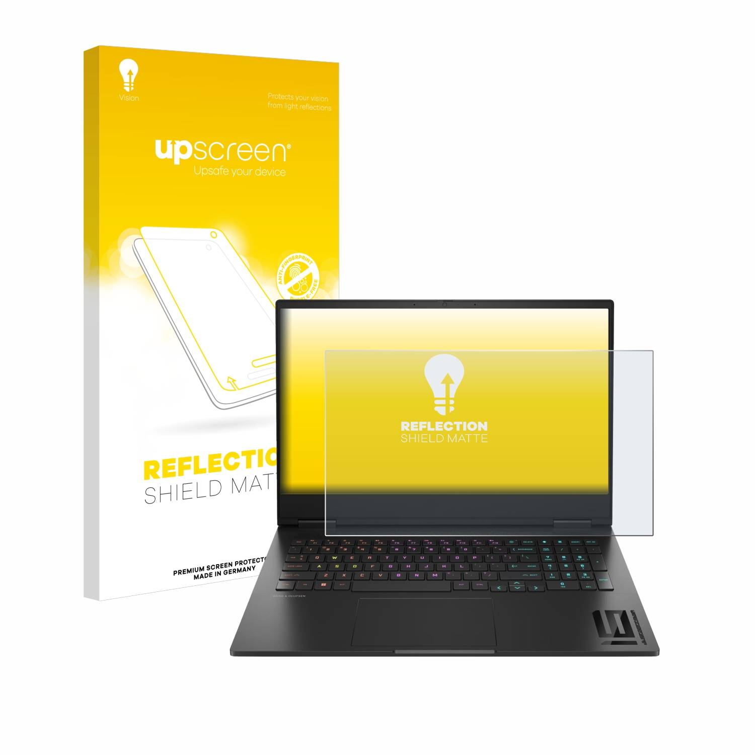 upscreen Reflection Shield Matt Schutzfolie für HP Omen 16 2024
