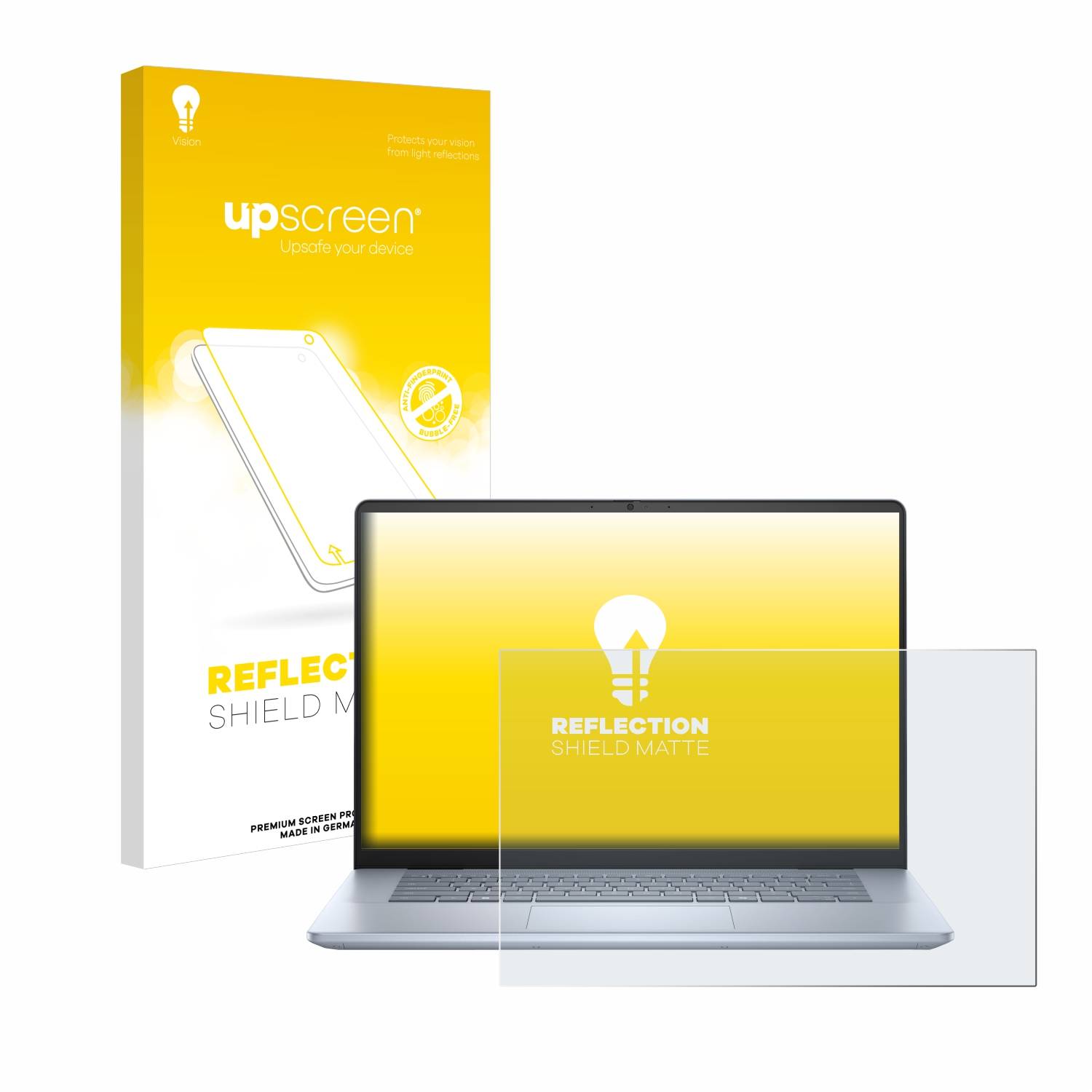 upscreen Schutzfolie für Dell Inspiron 16 Plus 7640 Folie Matt Entspiegelt Anti-Reflex