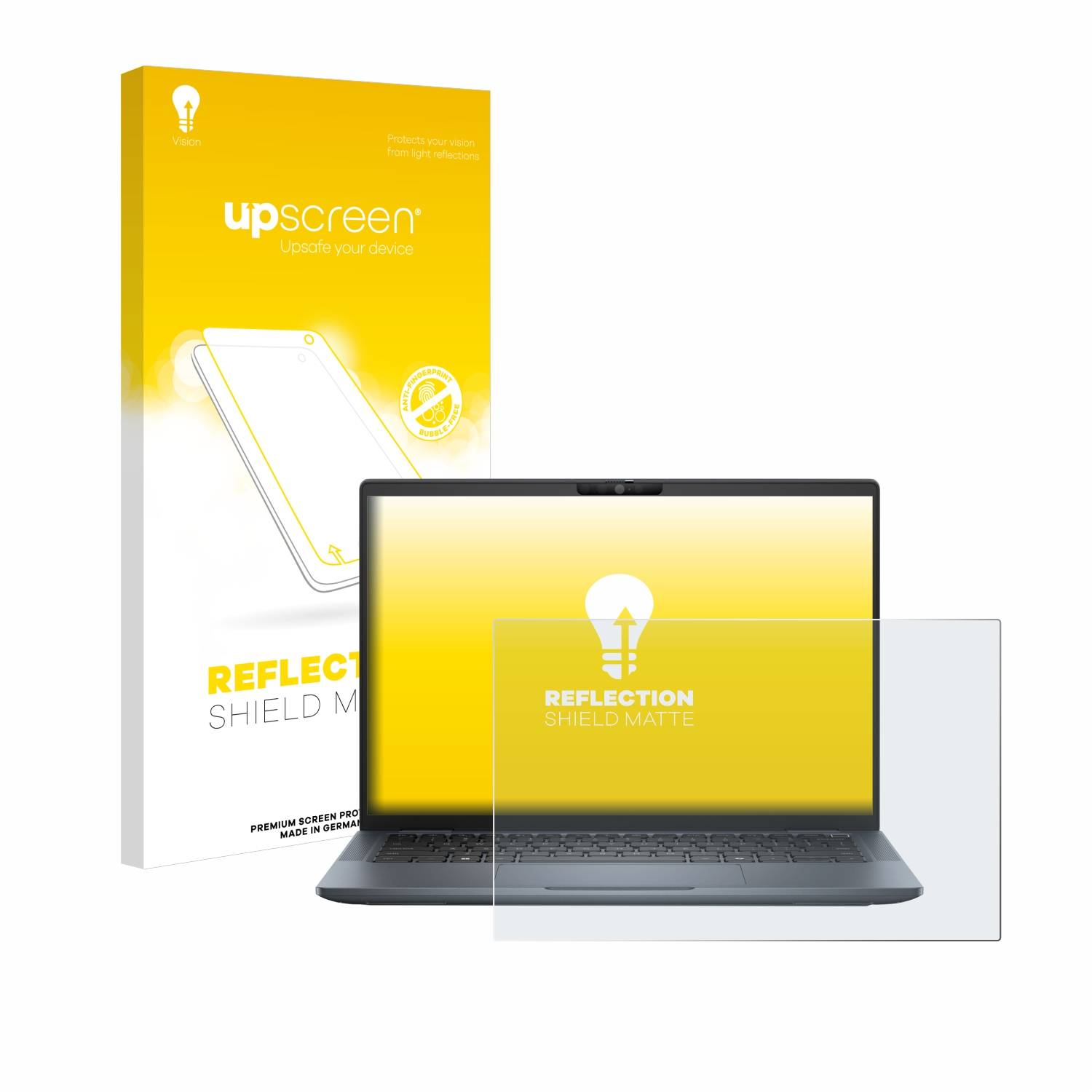 upscreen Schutzfolie für Dell Latitude 7350 Laptop Folie Matt Entspiegelt Anti-Reflex