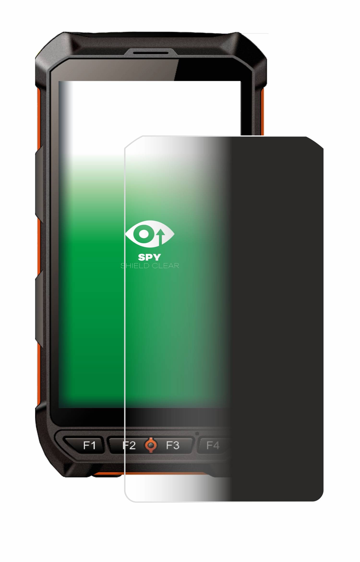 upscreen Spy Shield Sichtschutz-Folie für iDTronic C9 RED