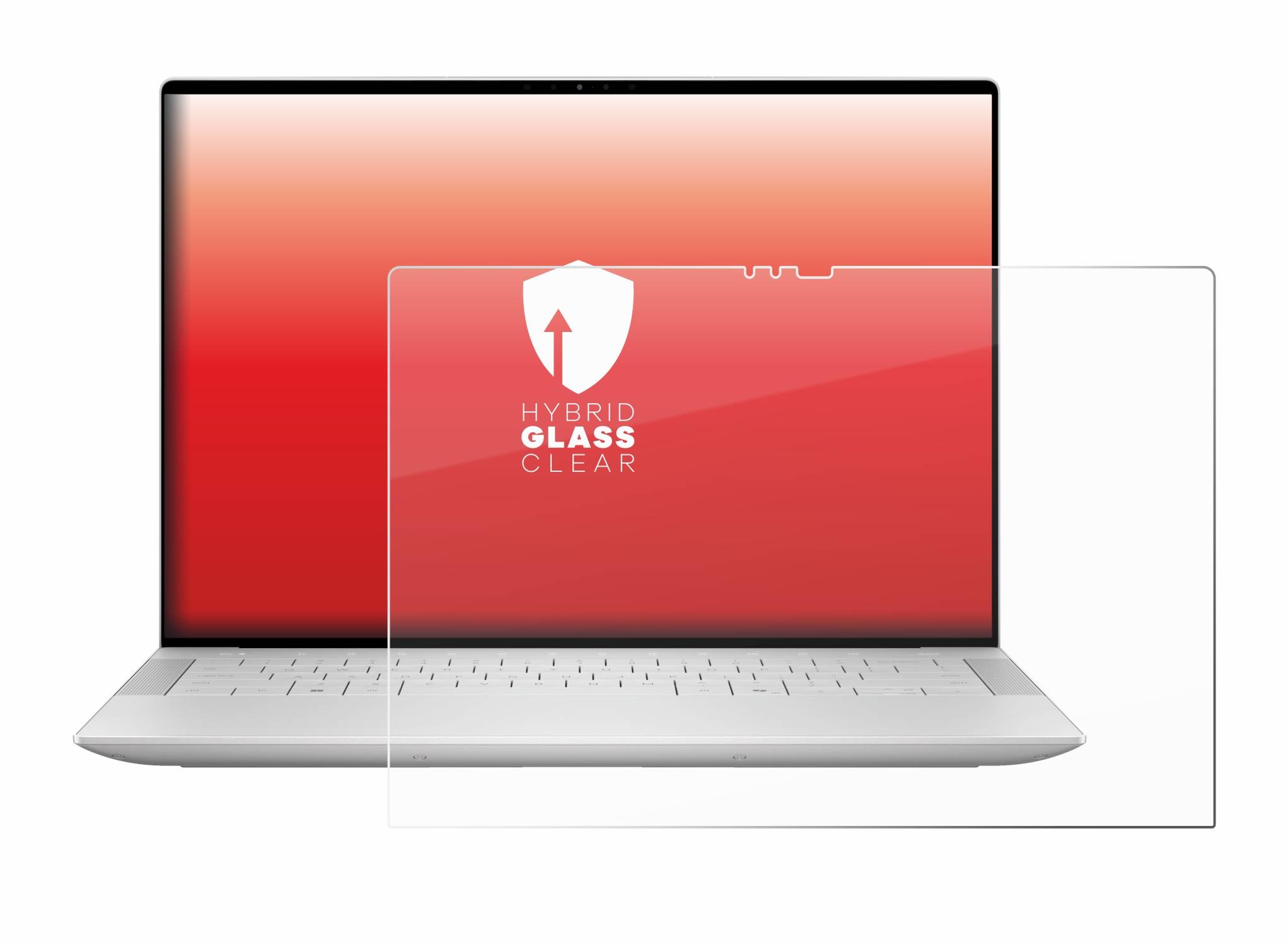 upscreen Hybrid Glas Schutz-Folie für Dell XPS 14 9440