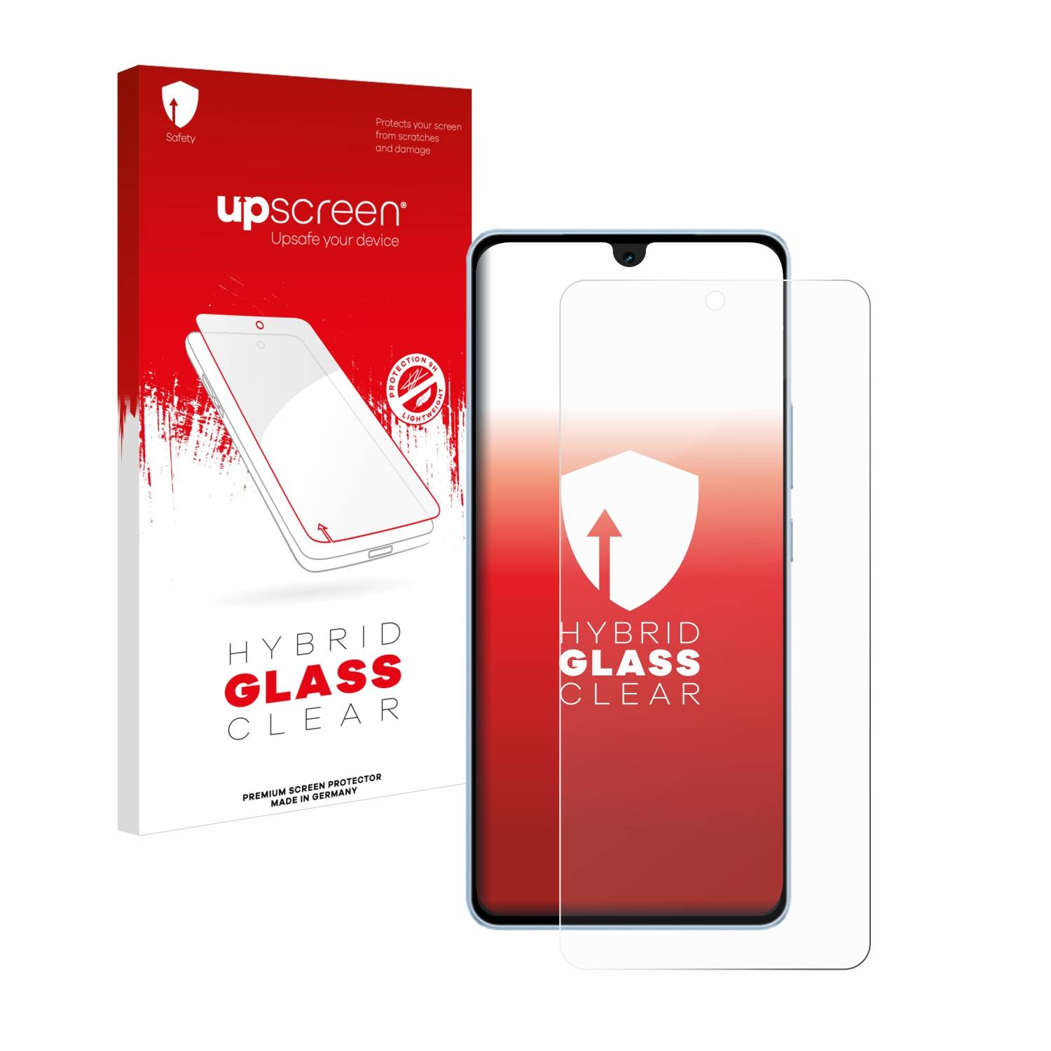 upscreen Hybrid Glas Schutz-Folie für Vivo iQOO Neo 9 Pro