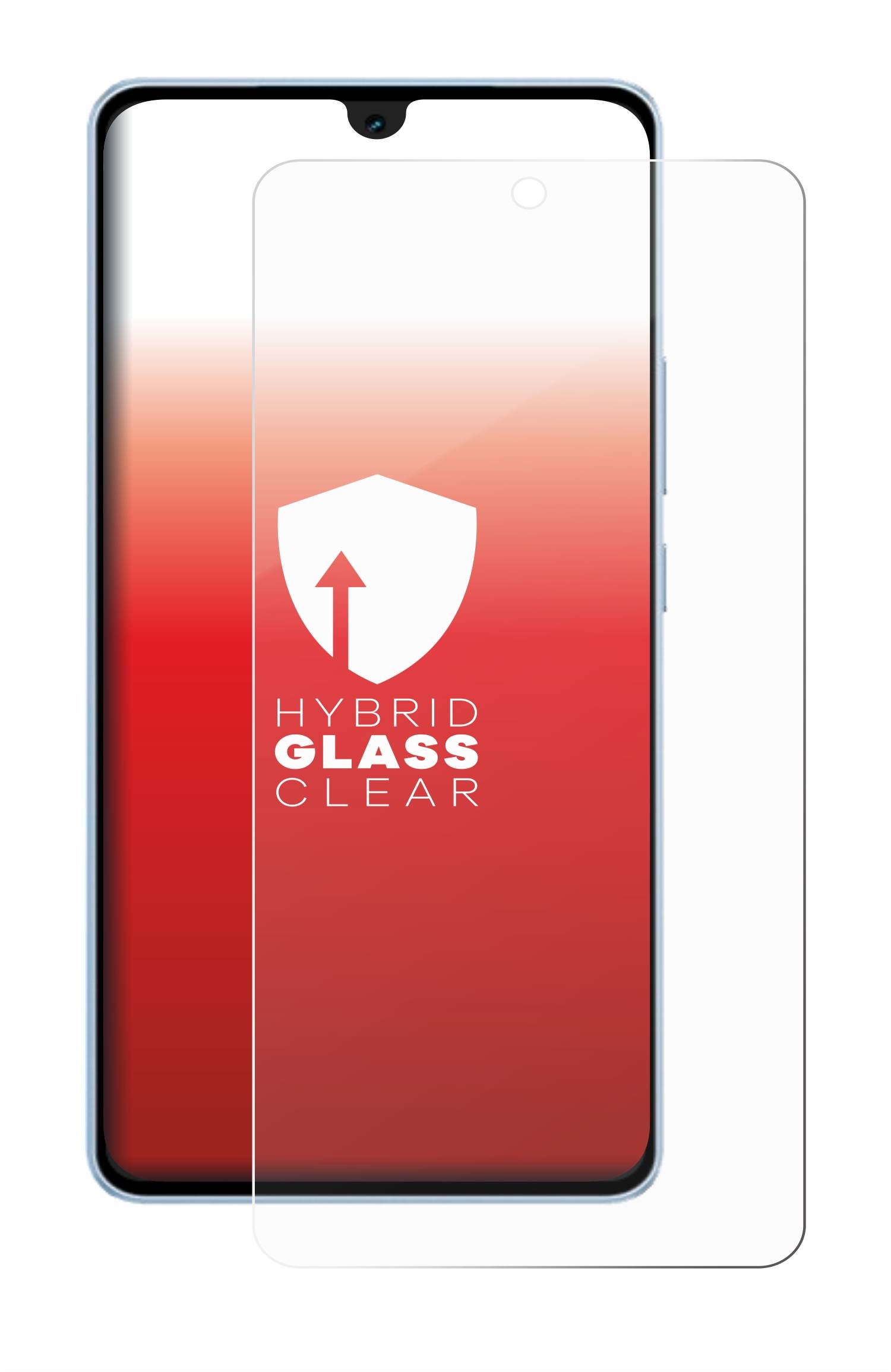 upscreen Hybrid Glas Schutz-Folie für Vivo iQOO Neo 9 Pro