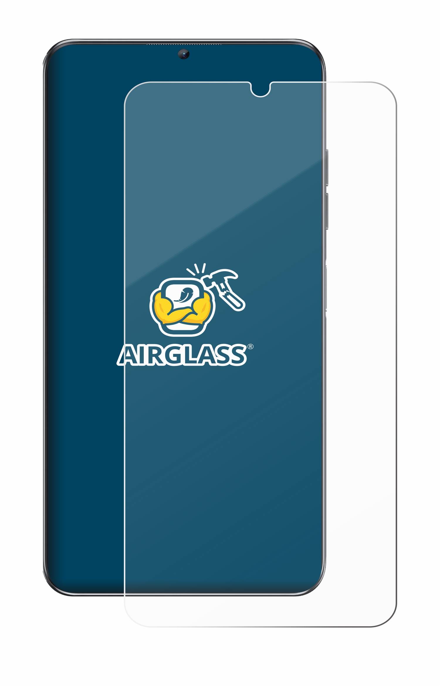 BROTECT AirGlass Flexible Schutz Glas Folie für Oukitel C38 Klar Transparent