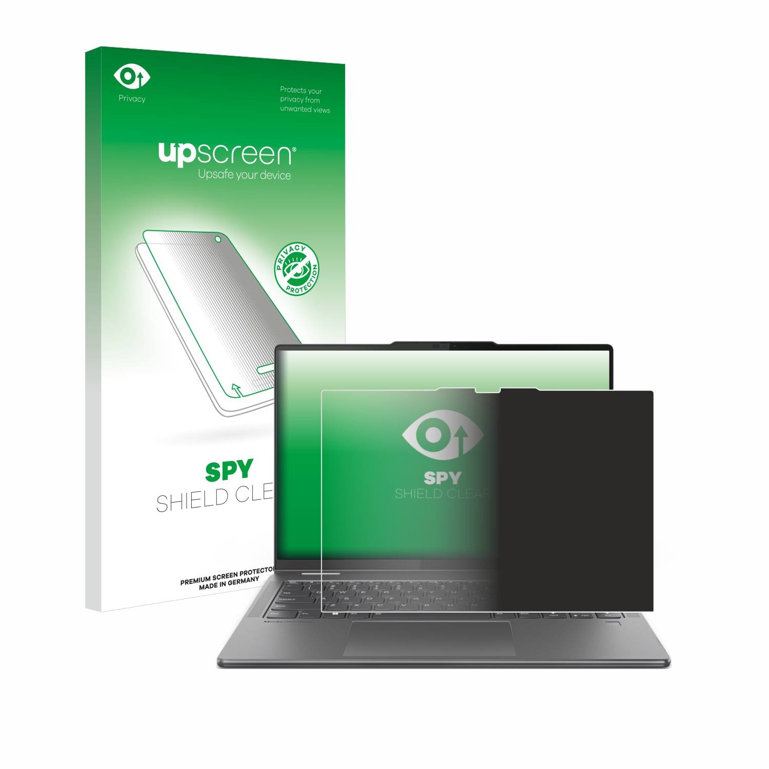 upscreen Spy Shield Sichtschutz-Folie für Lenovo Yoga 7 2-in-1 Gen 9 14