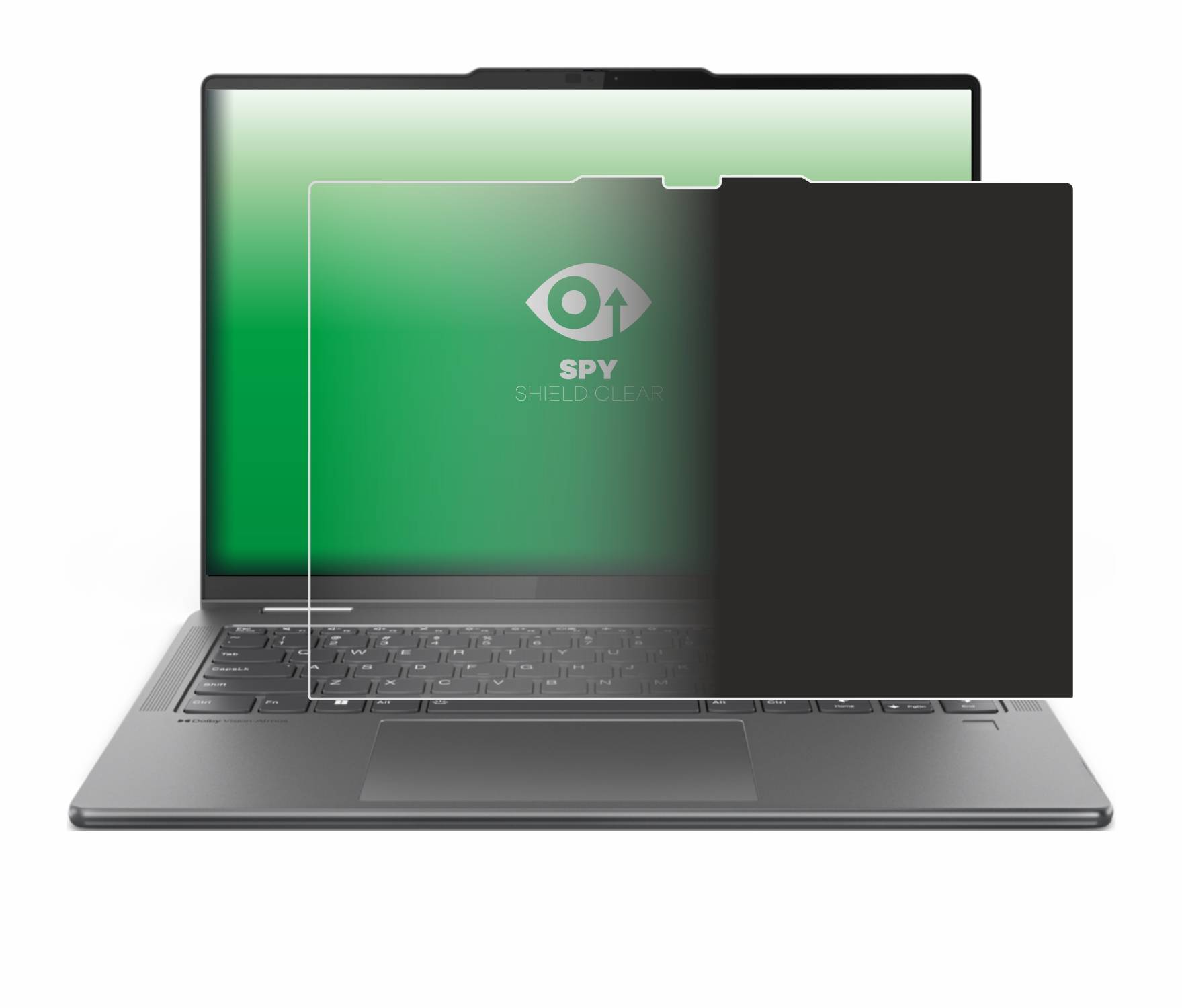 upscreen Spy Shield Sichtschutz-Folie für Lenovo Yoga 7 2-in-1 Gen 9 14