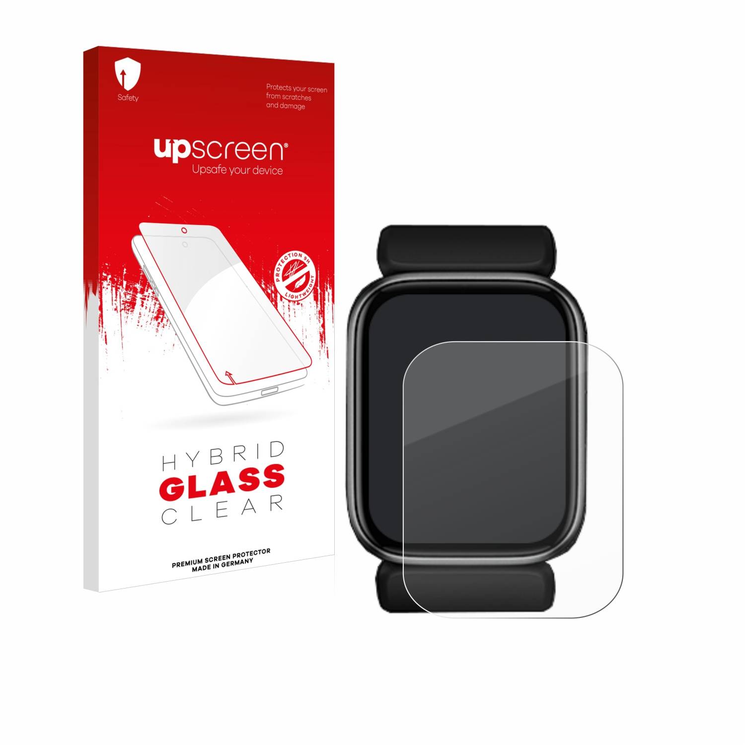 upscreen Flexible Schutz Glas Folie für YHE BP Doctor Fit Schutzglas 9H Hybridglas Klar