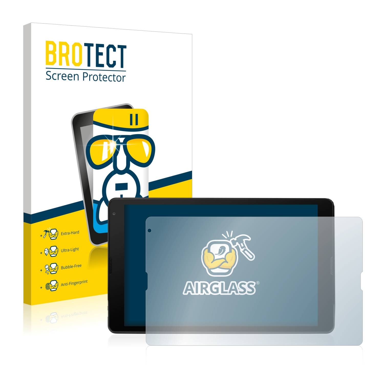 BROTECT AirGlass Glas Schutz-Folie für MEDION Lifetab E10420 - Schutzglas