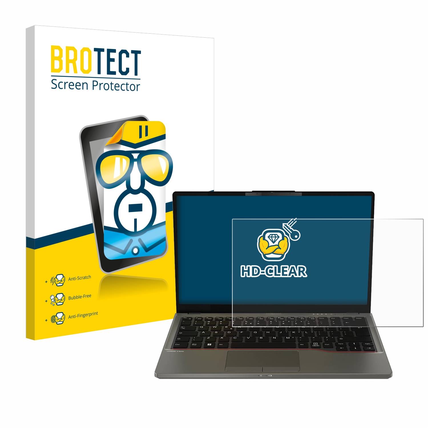 BROTECT Displayschutz-Folie für Fujitsu Lifebook U7312