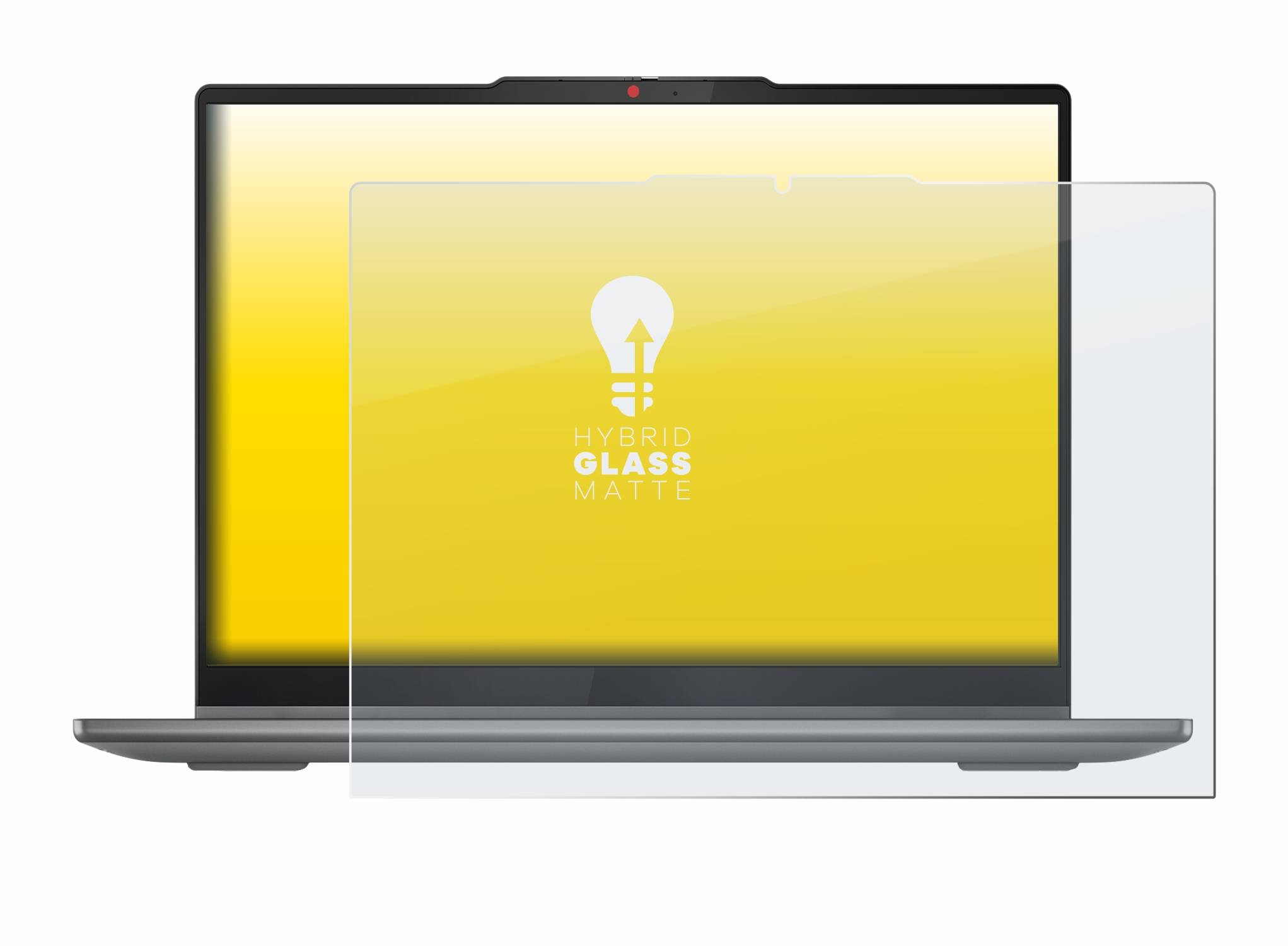 upscreen Hybrid Glas Matt Schutz-Folie für Lenovo IdeaPad 5 2-in-1 14AHP9