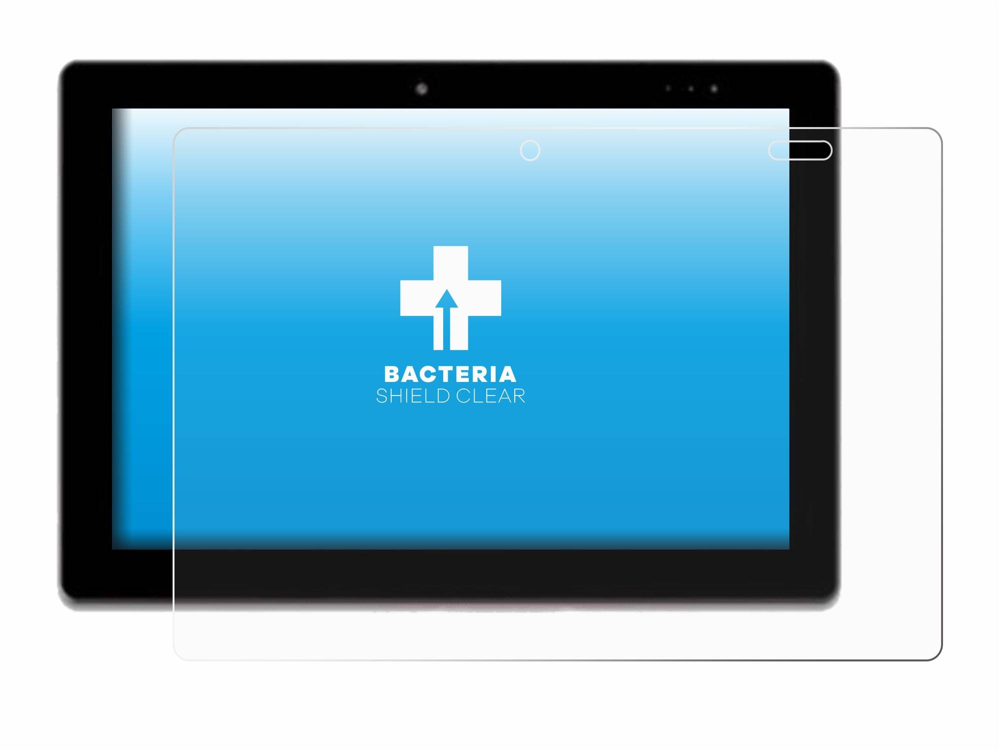 upscreen Bacteria Shield Schutzfolie für Geo GeoPad 110 - Antibakteriell