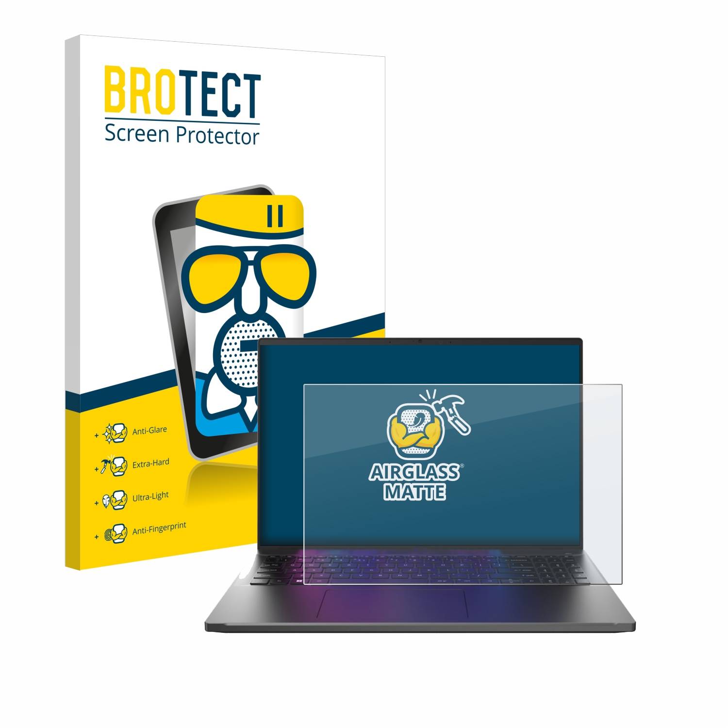 BROTECT AirGlass Matt Glas Schutz Folie für Acer Swift Go 16