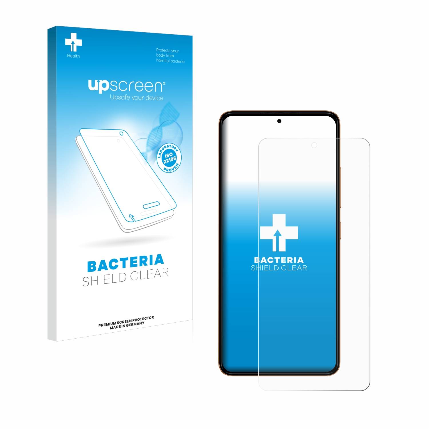 upscreen Bacteria Shield Schutzfolie für HMD Pulse Plus - Antibakteriell