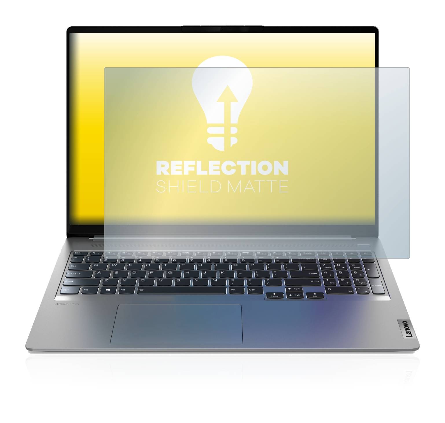 upscreen Reflection Shield Matt Schutzfolie für Lenovo IdeaPad 5 Pro 16 (6. Gen.)