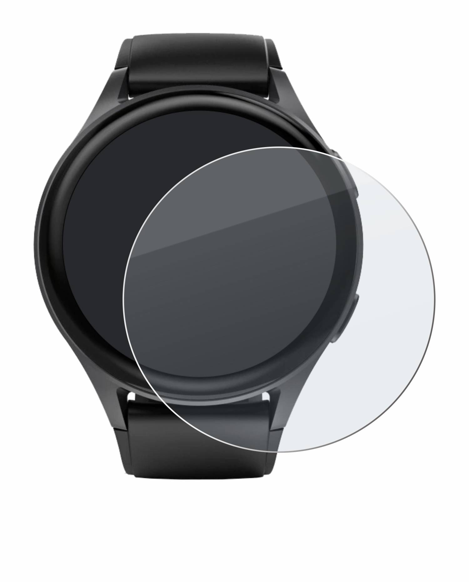 upscreen Flexible Schutz Glas Folie für Hama 8900 (45 mm) Schutzglas 9H Hybridglas Matt Entspiegelt