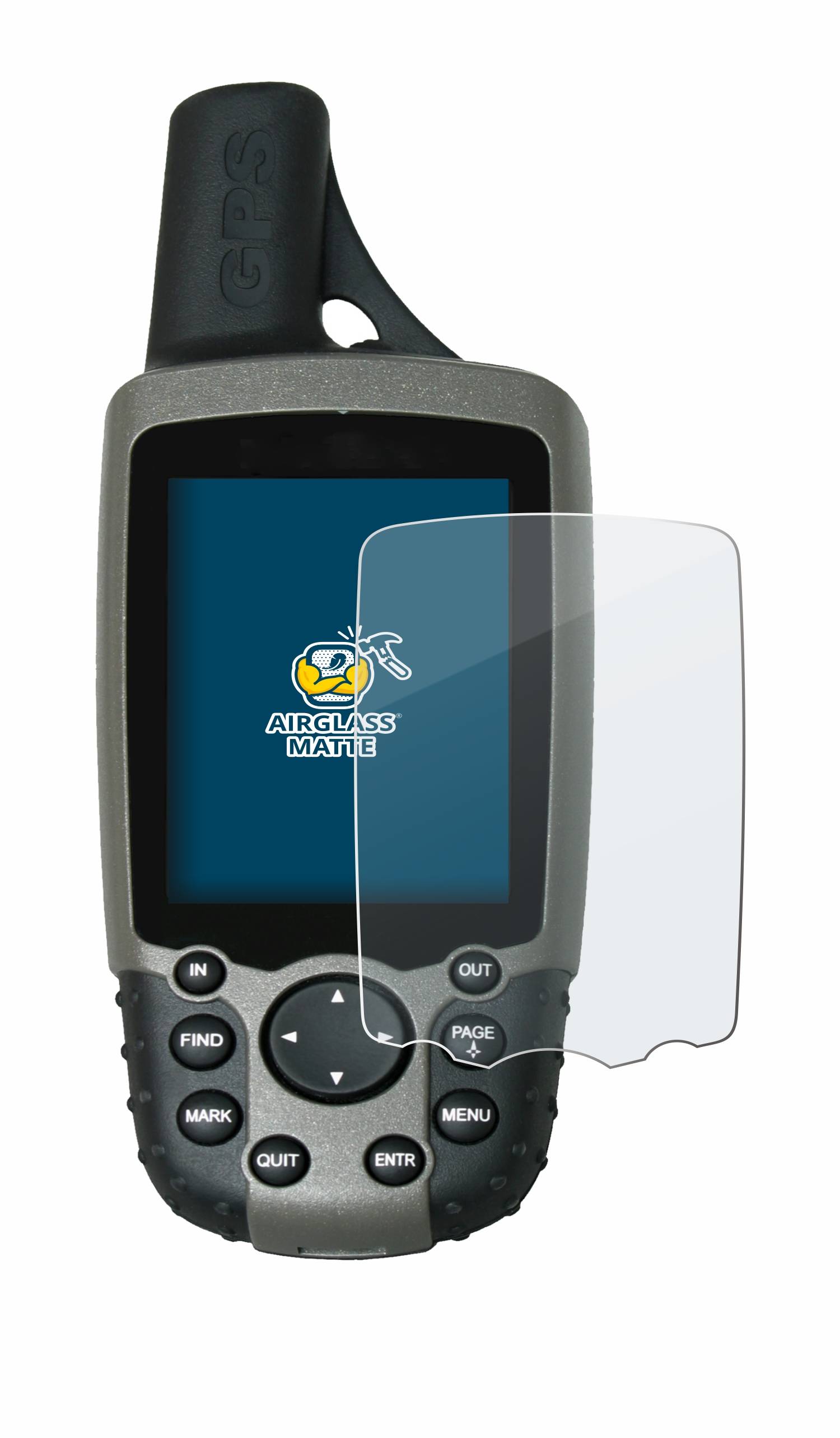 BROTECT AirGlass Matt Glas Panzer Folie für Garmin GPSMAP 60CSx