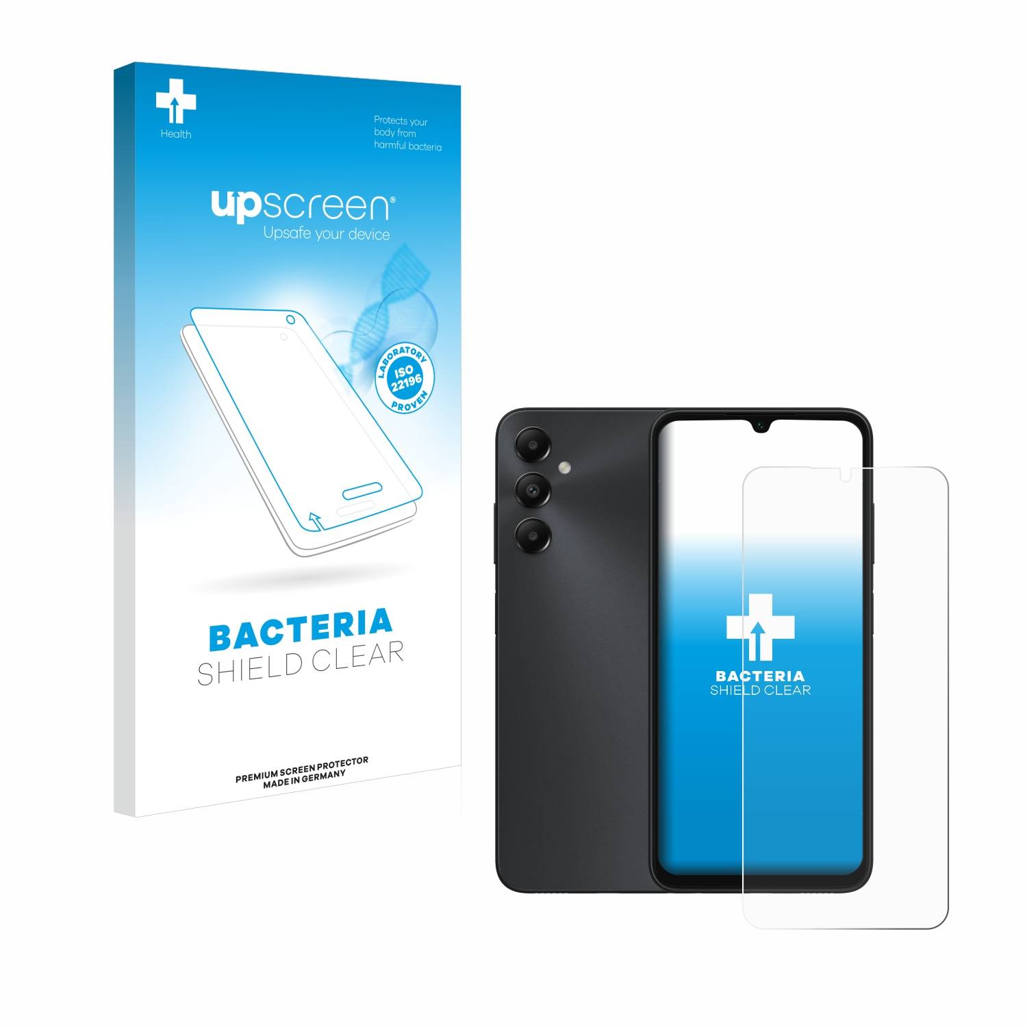 upscreen Bacteria Shield Schutzfolie für Samsung Galaxy A05s - Antibakteriell